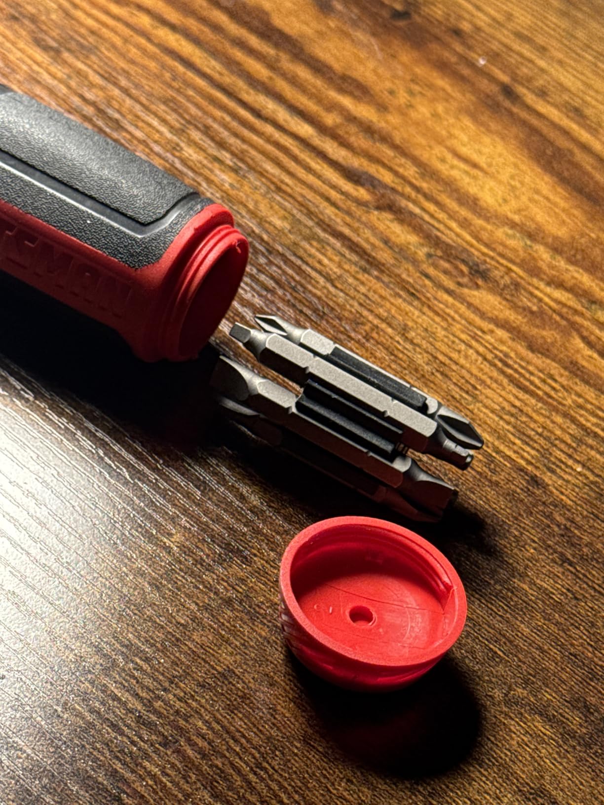 CRAFTSMAN Ratcheting Screwdriver, SpeedDrive, 2” Double Ended Bits Included, Handle Holds Up To 6 Bits (CMHT68129) customer photo 1