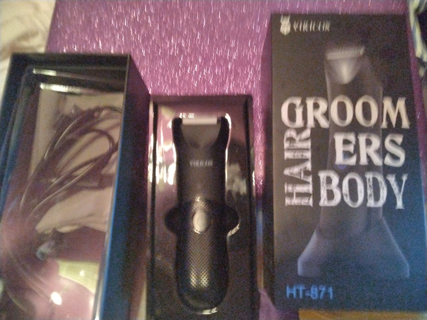 VIKICON Manscape Trimmer for Men, No Nicks Electric Body/Ball/Pubic Shaver customer photo 1