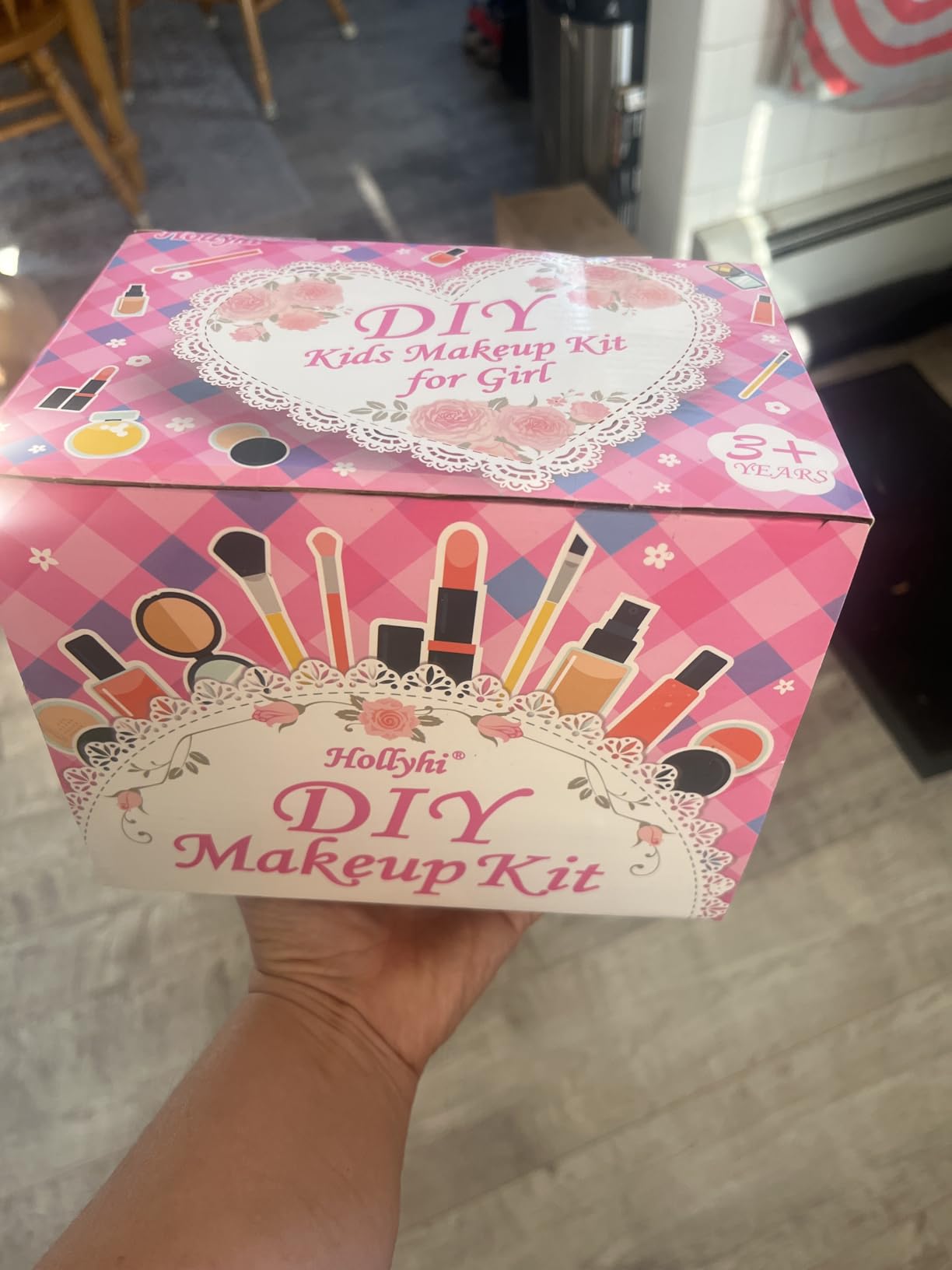 Hollyhi 58 Pcs Kids Makeup Toys Kit for Girls, Real Washable Make Up Set customer photo 1