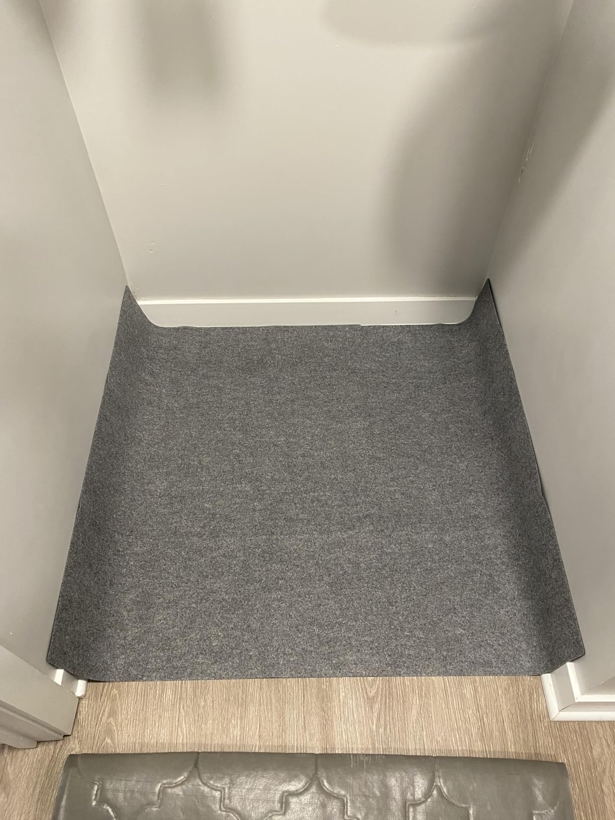 Drymate Cat Litter Box Mat, Litter Trapping Mat, Dark Grey, 28x36 XL customer photo 2