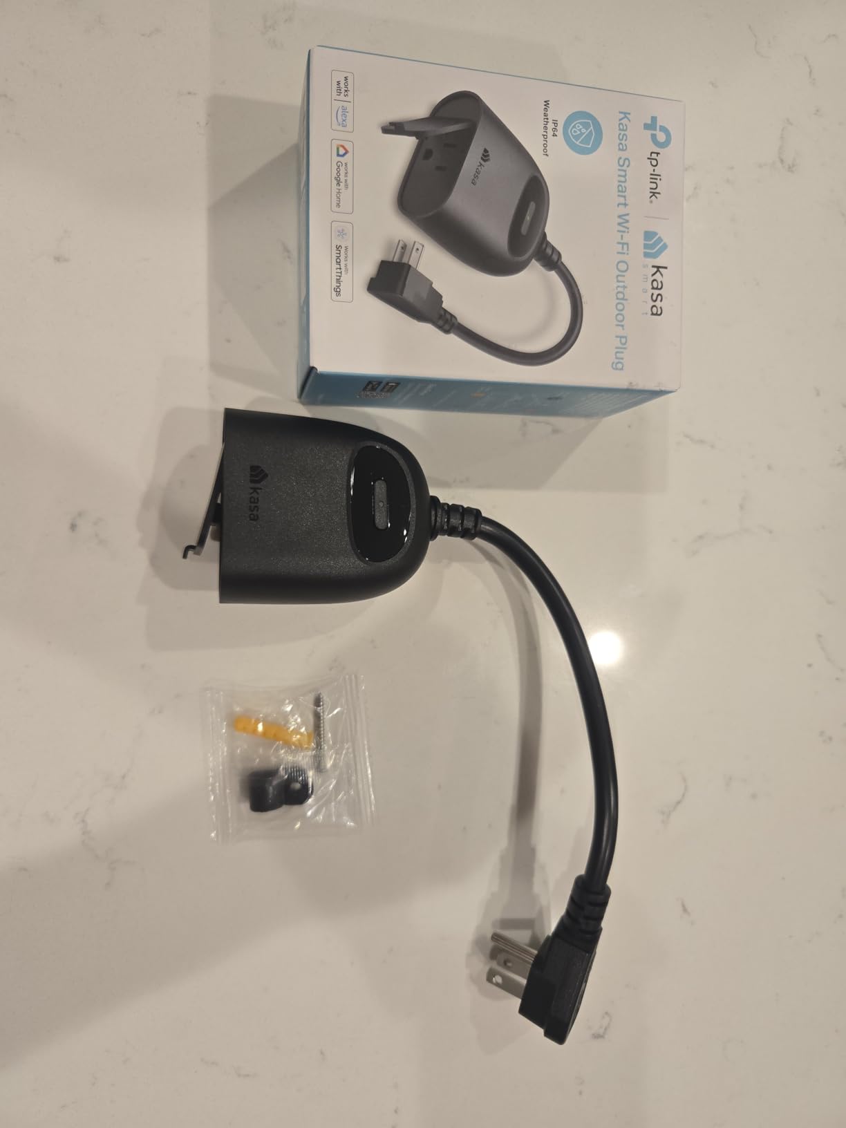 Kasa Outdoor Smart Plug KP401, Smart Home Wi-Fi Outlet Timer customer photo 2