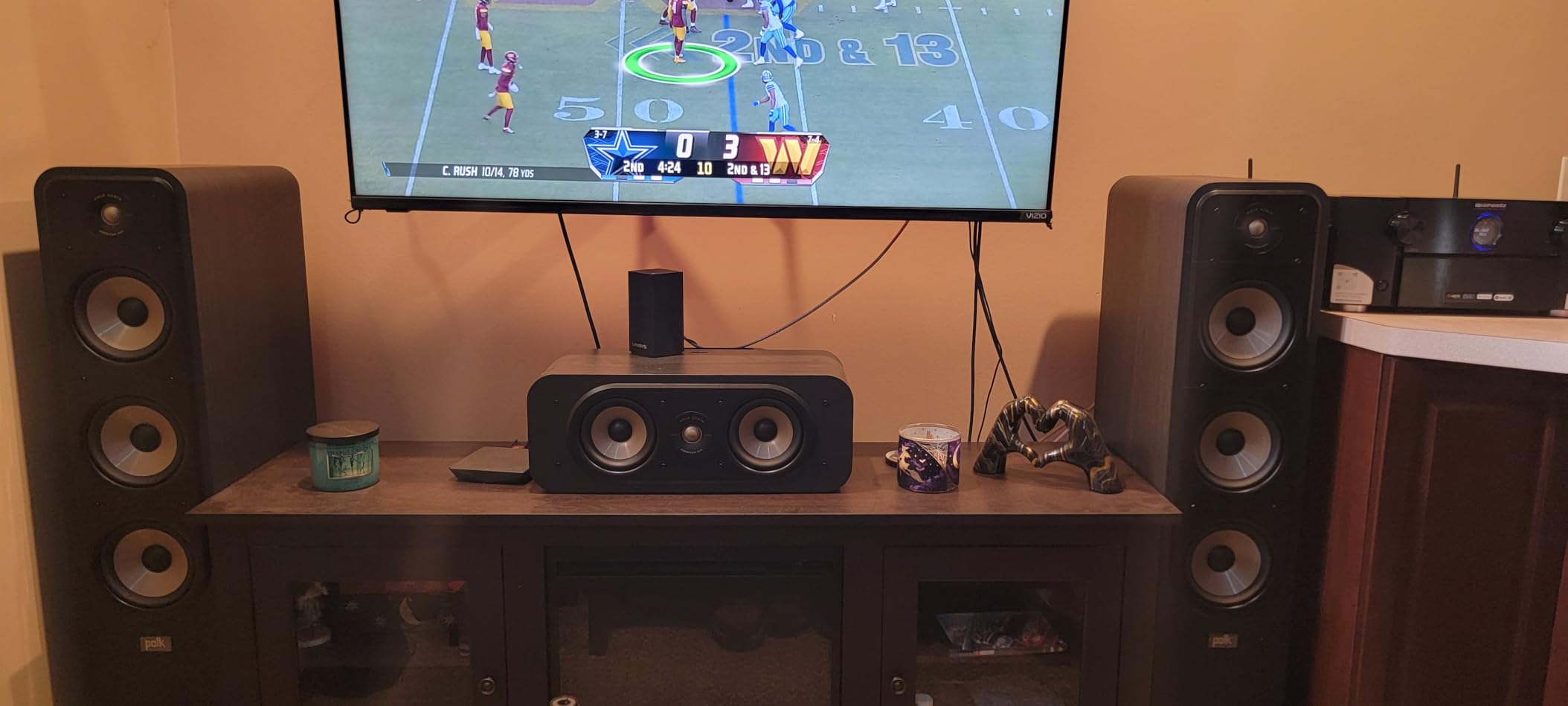Polk Audio Signature Elite ES60 Tower Speaker, Single, Contemporary Walnut customer photo 1