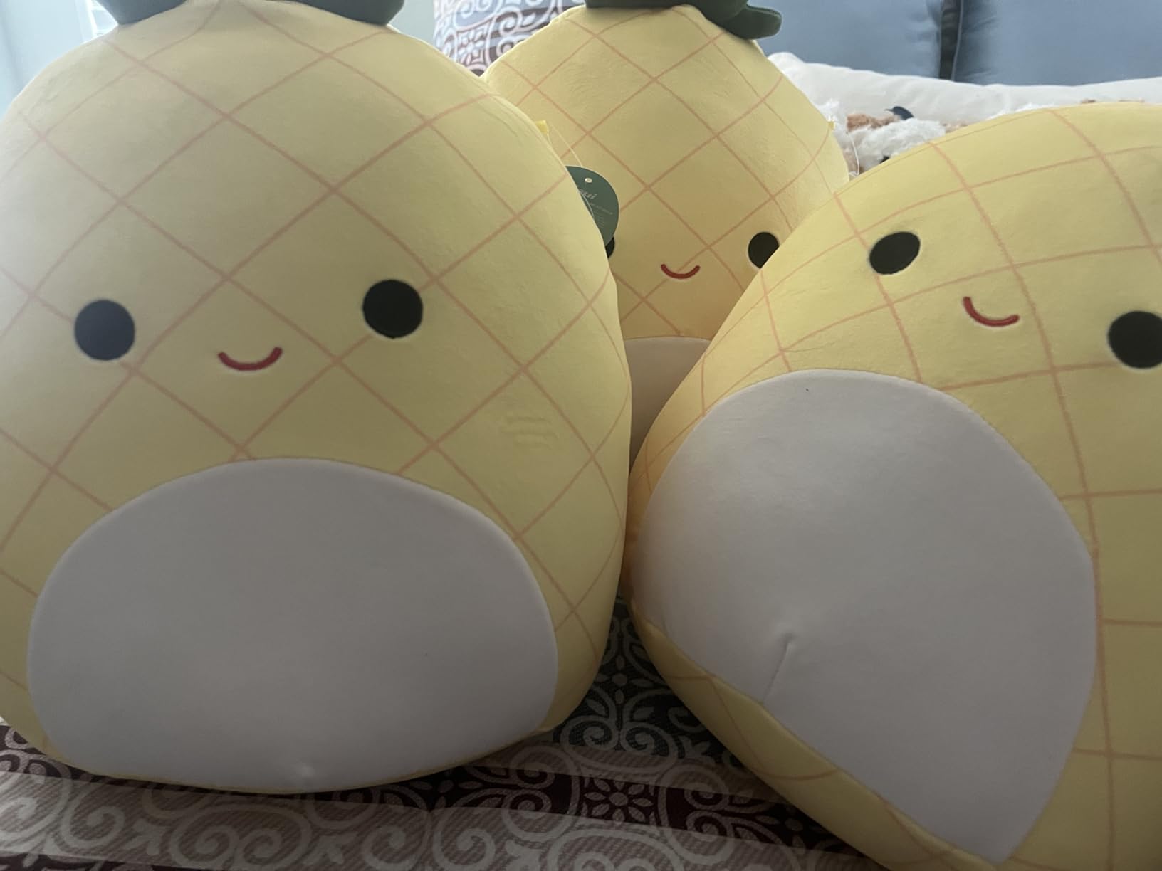 Squishmallows Original 20-Inch Maui Yellow Pineapple with Green Top - Jumbo Ultrasoft Official Jazwares Plush customer photo 2
