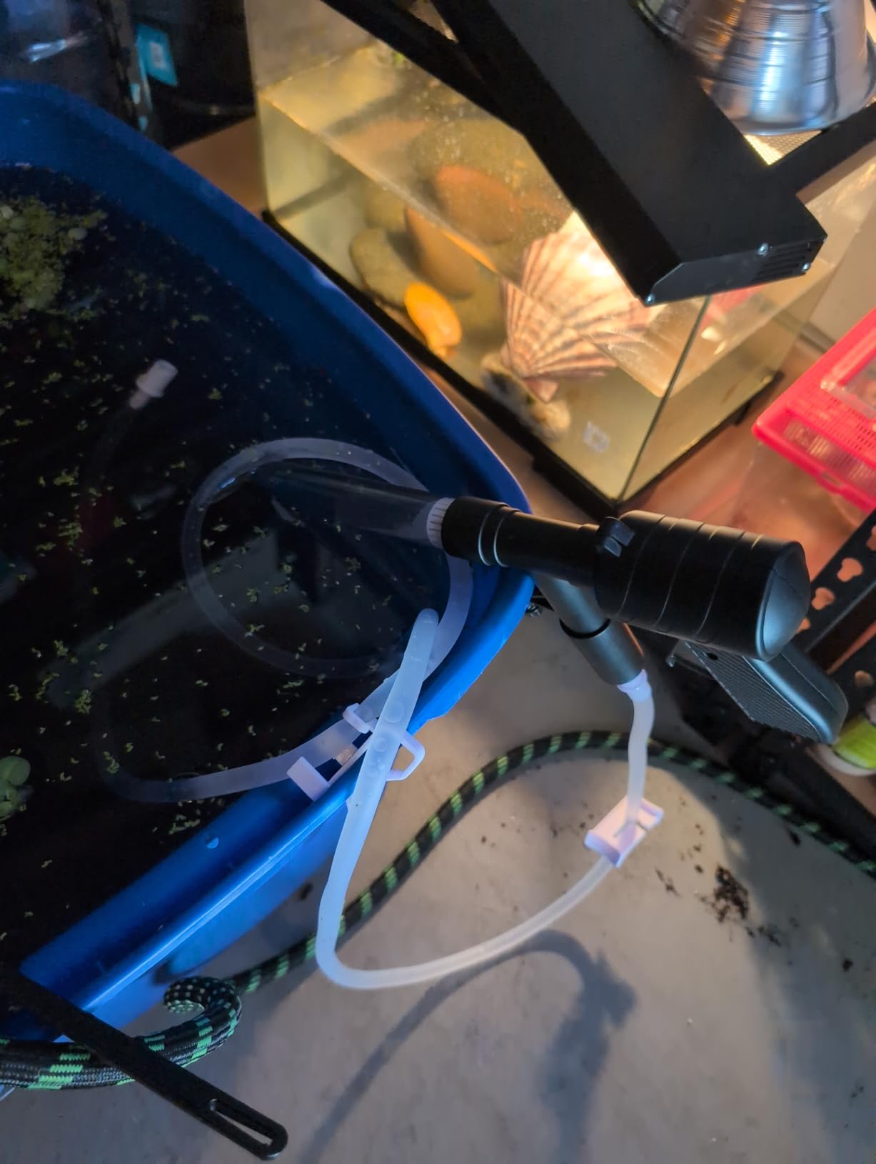 QZQ Aquarium Gravel Cleaner Vacuum Fish Tank Cleaner Tools Kit customer photo 2