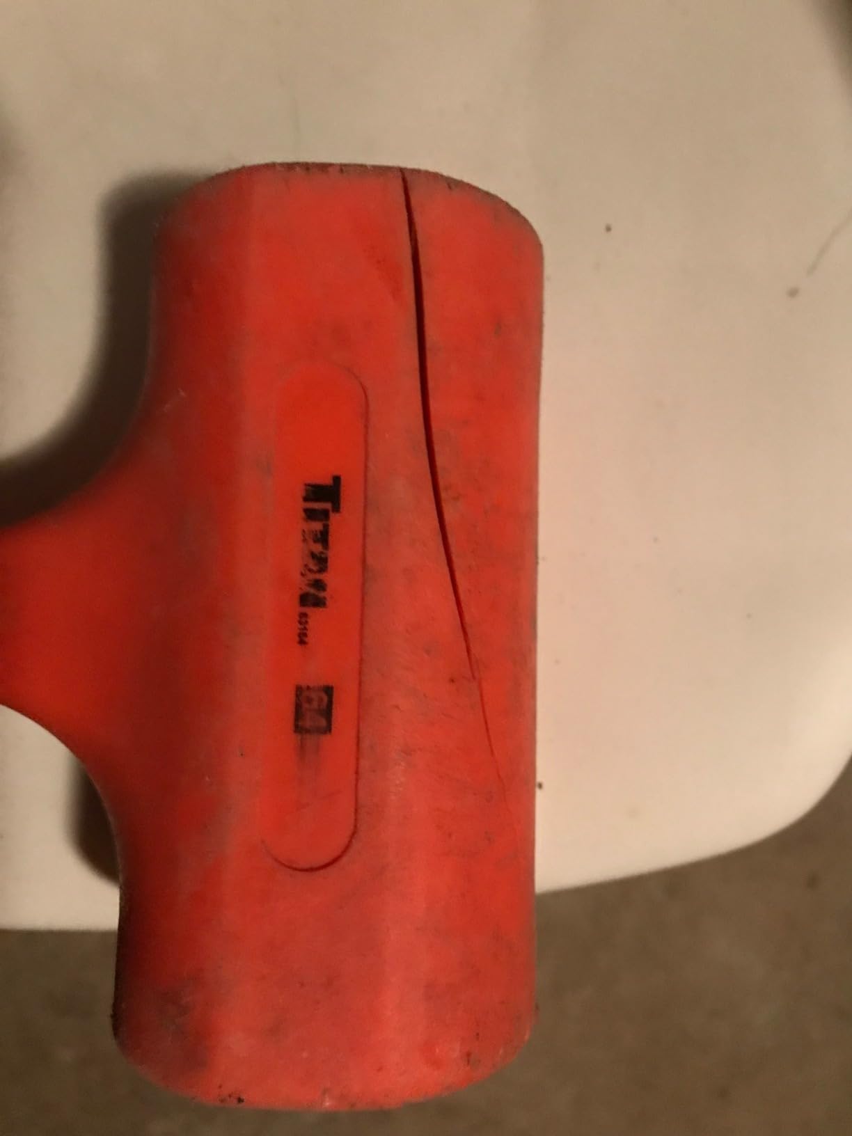 Titan 63148 3lb Dead Blow Hammer with Steel Shot Filled Head, Spark & Rebound Resistant, 14