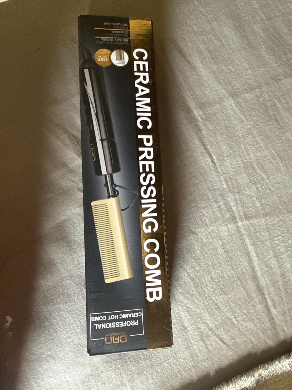 DAN Technology hot Comb Electric for Wigs,Dual Voltage for Travel customer photo 2