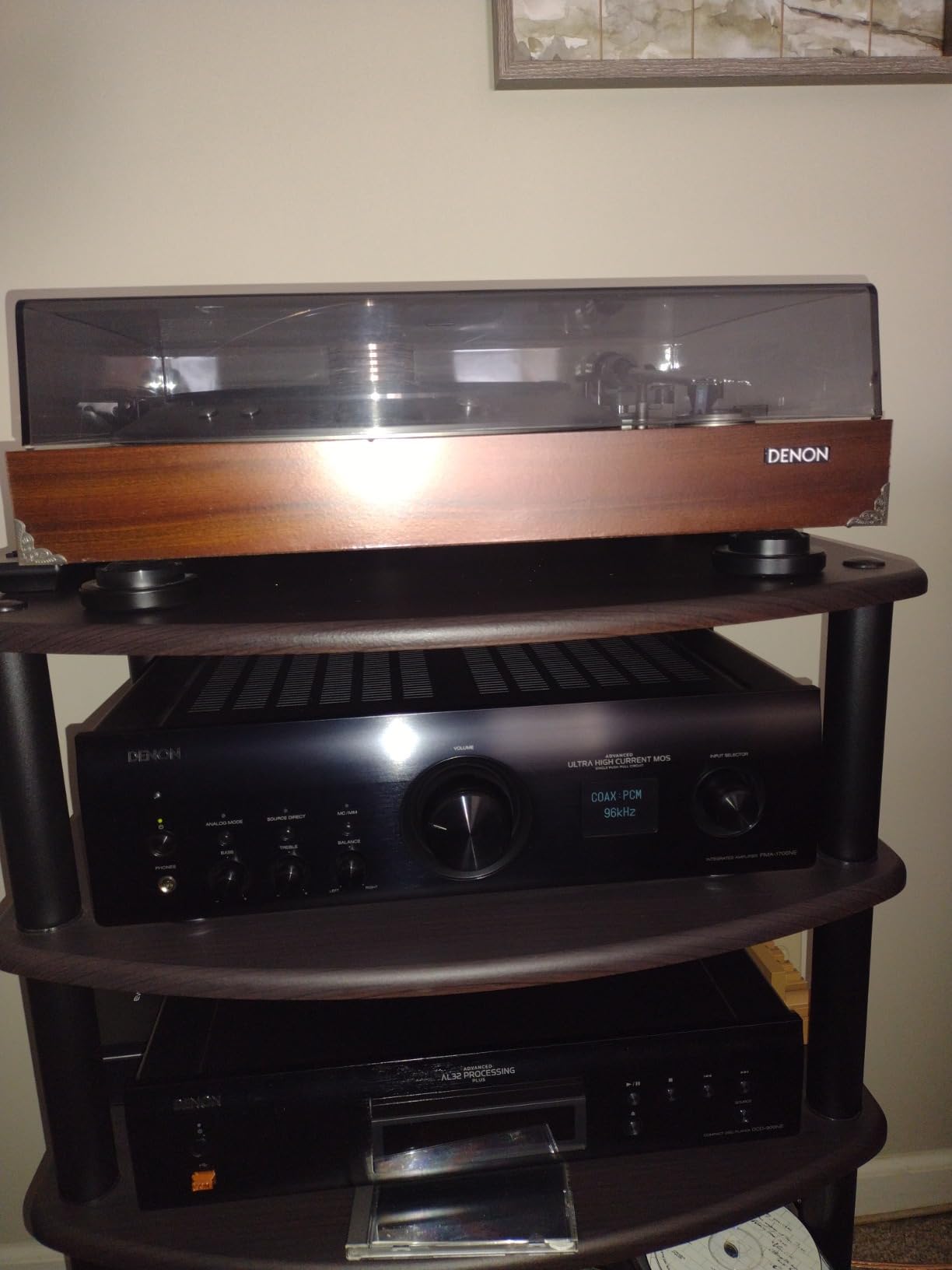 Denon PMA-1700NE Integrated Amplifier for Home Audio (140W x 2), Silver customer photo 1