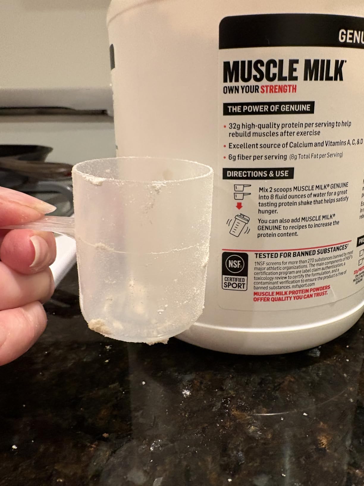Muscle Milk Genuine customer photo 2