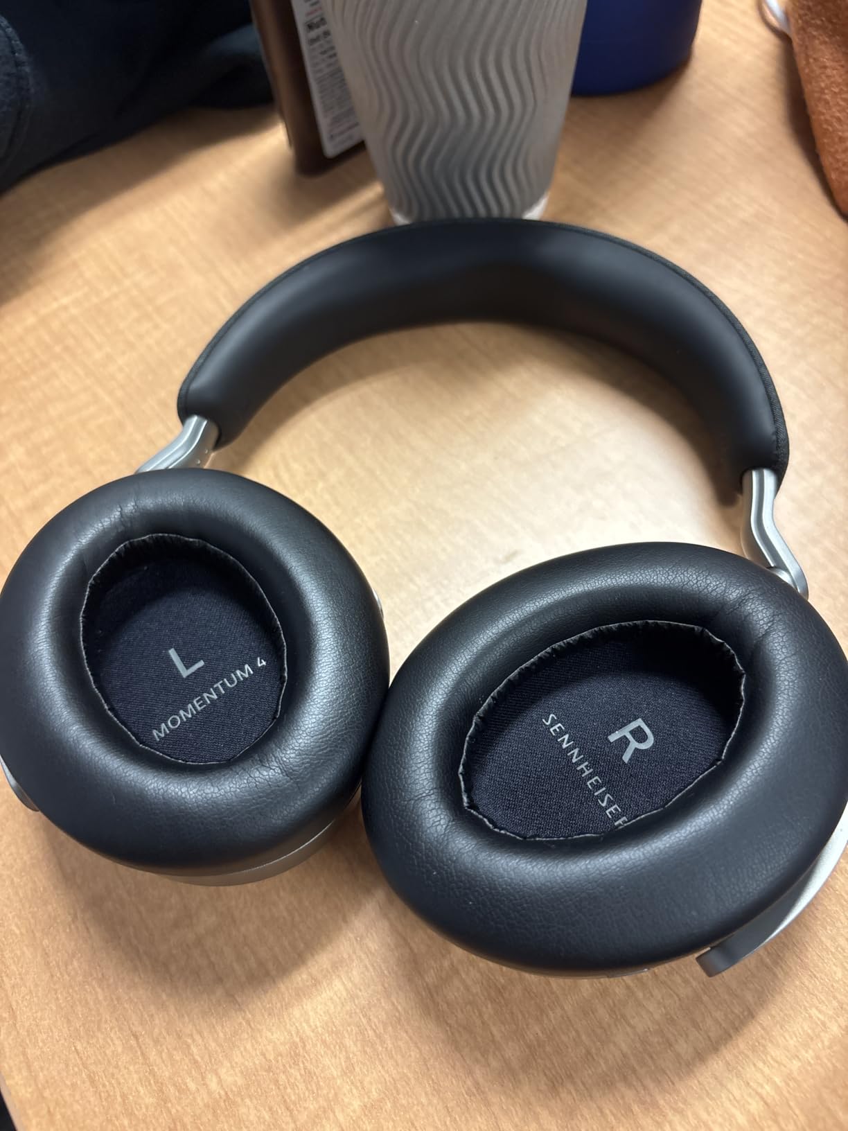 Sennheiser Momentum 4 Wireless Headphones, ANC, 60 Hr Battery, White customer photo 1