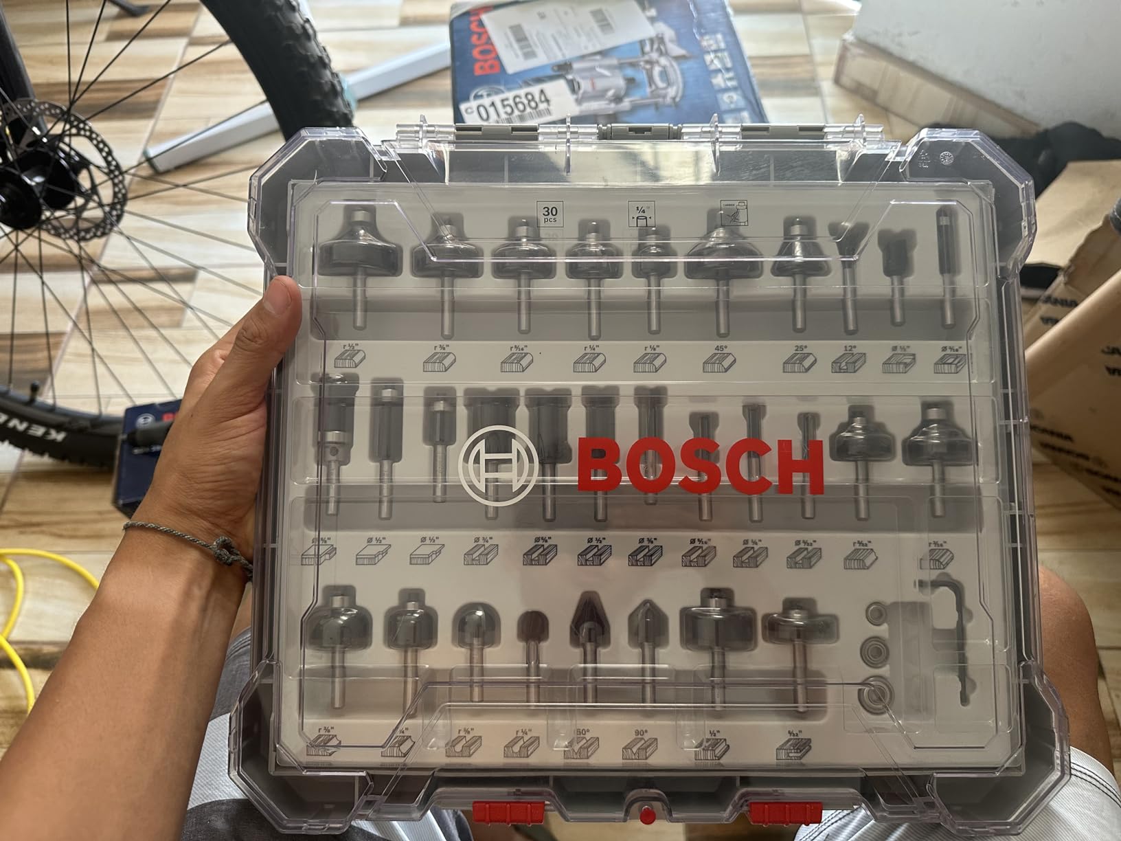 BOSCH RBS030MBS 30 pc. Carbide-Tipped Wood Router Bit Set customer photo 1