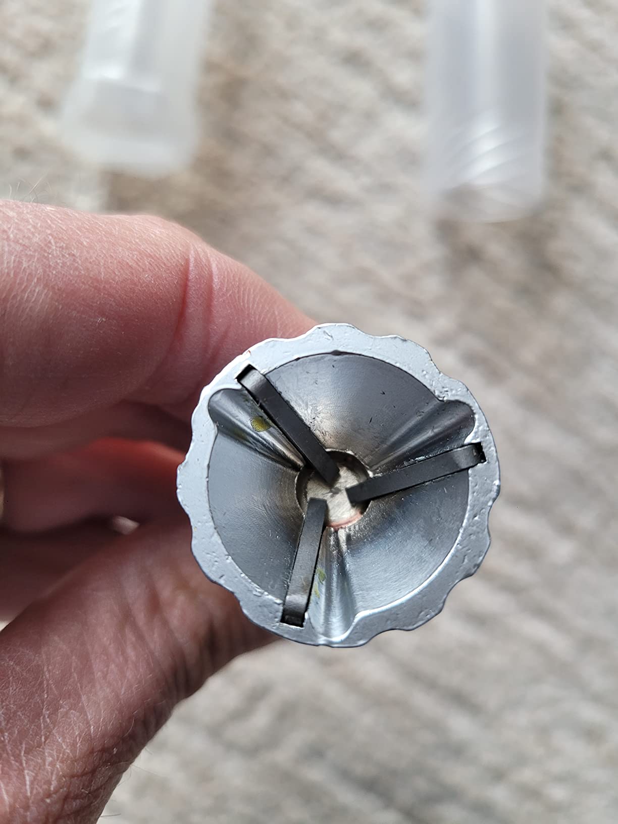 PLATINUMEDGE Deburring External Chamfer Tool with 3 Tungsten Carbide Blades,Quick Release 1/4