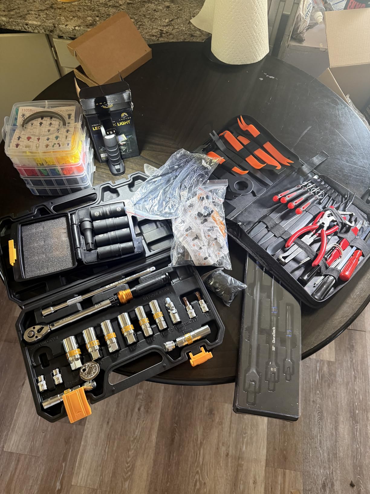 LEXIVON Lug Nut Impact Socket Set, 1/2-Inch Drive | Innovative 8-IN-4 Flip Socket Design, Covers Most Commonly Used Inch & Metric Wheel Nuts | Cr-Mo Steel = Full Impact Grade (LX-110) customer photo 2