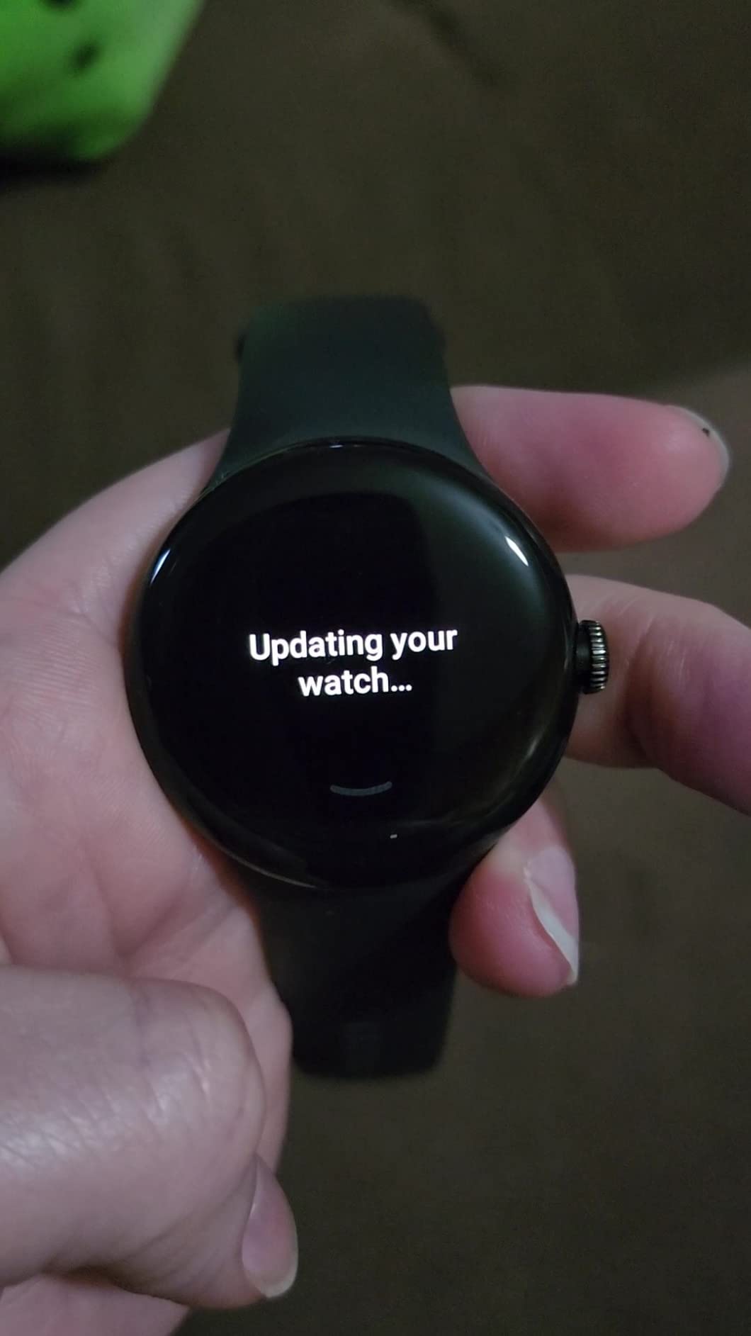 Google Pixel Watch 1st Gen (Previous Model) - Android Smartwatch with Fitbit Activity Tracking - Heart Rate Tracking Watch - Matte Black Stainless Steel case with Obsidian Active band - WiFi customer photo 2