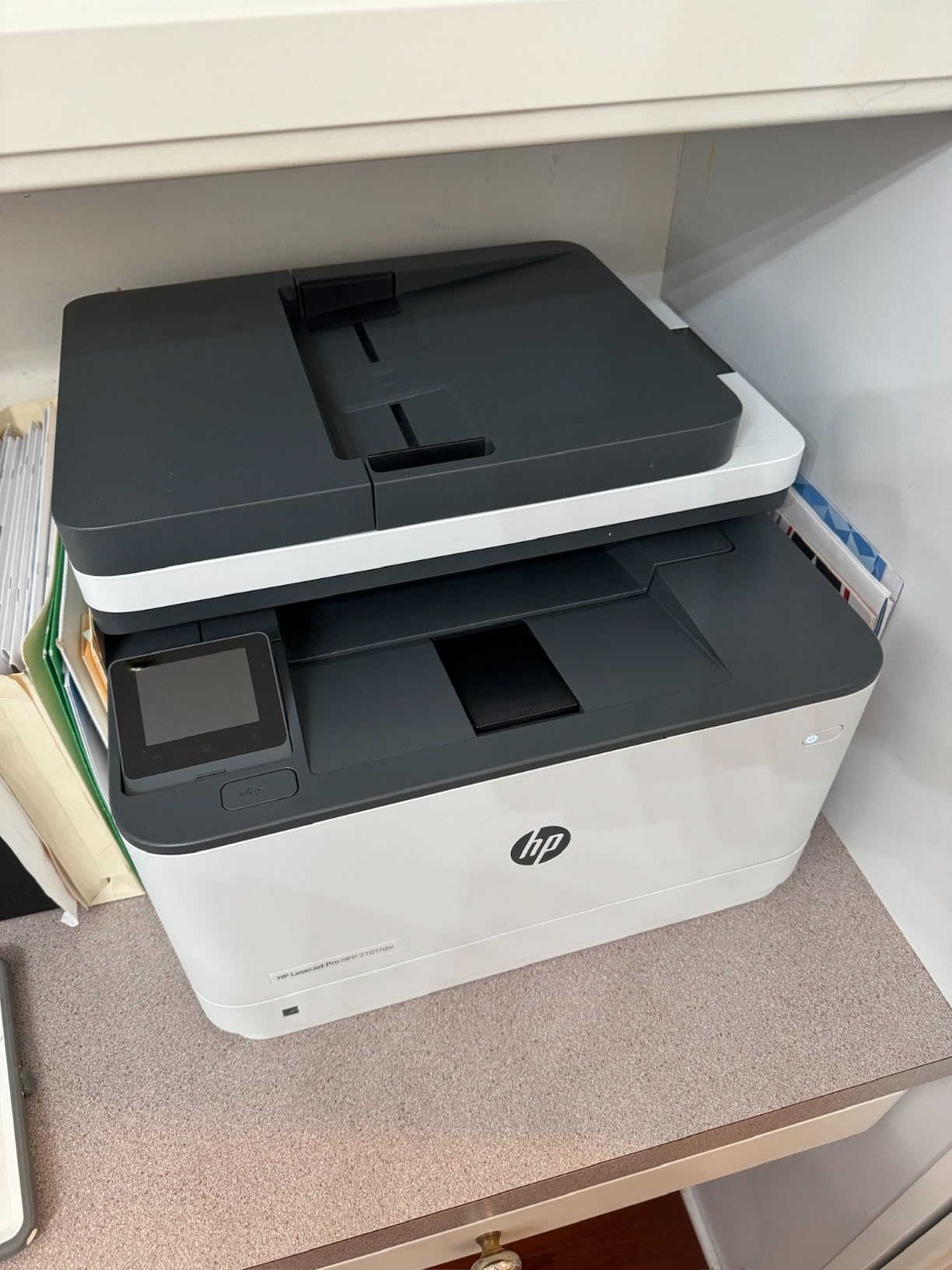 HP LaserJet Pro MFP 3101fdw Wireless Black & White All-in-One Laser Printer, Scanner, Copier, Fax, Best-for-Office (3G628F) customer photo 2
