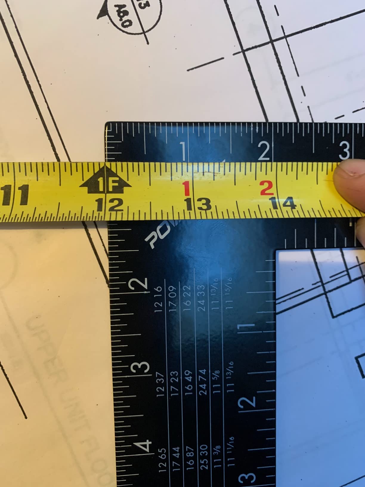 POWERTEC 6'' Precision Marking T-Square, T Rule w/Pencil for Measuring, Scribing, Setting Up Bits Height, Stainless Steel Woodworking & Crafting Marking Tools for Drill Press, Table Saw 80027 customer photo 2