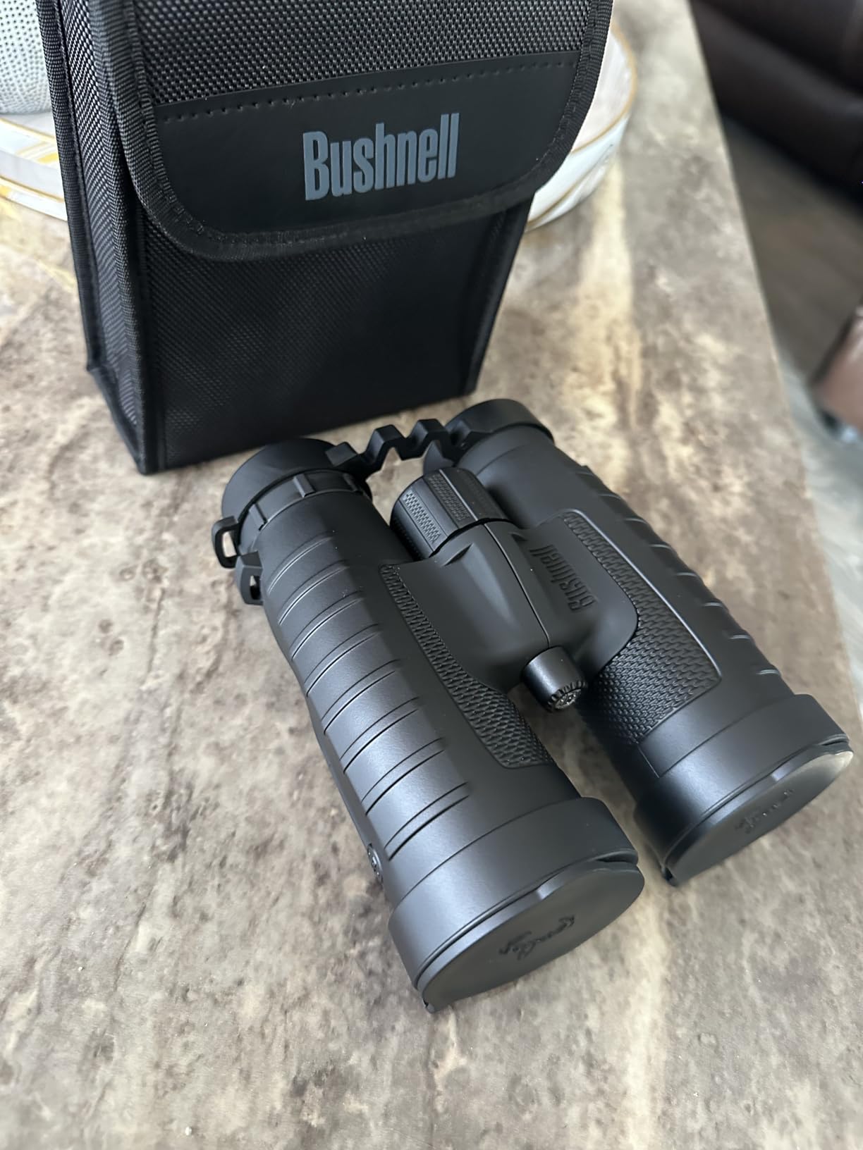 Bushnell 10x42mm Trophy XLT: Versatile Waterproof Binoculars for Adults, Cruise Ship, Tactical, and Bird Watching Essentials with 6.2 Angle of View, Black customer photo 2