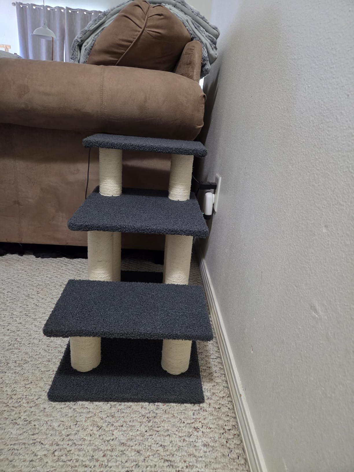 Pawque Dog Stairs & Cat Scratching Post Pet Steps for High Beds Couch customer photo 2