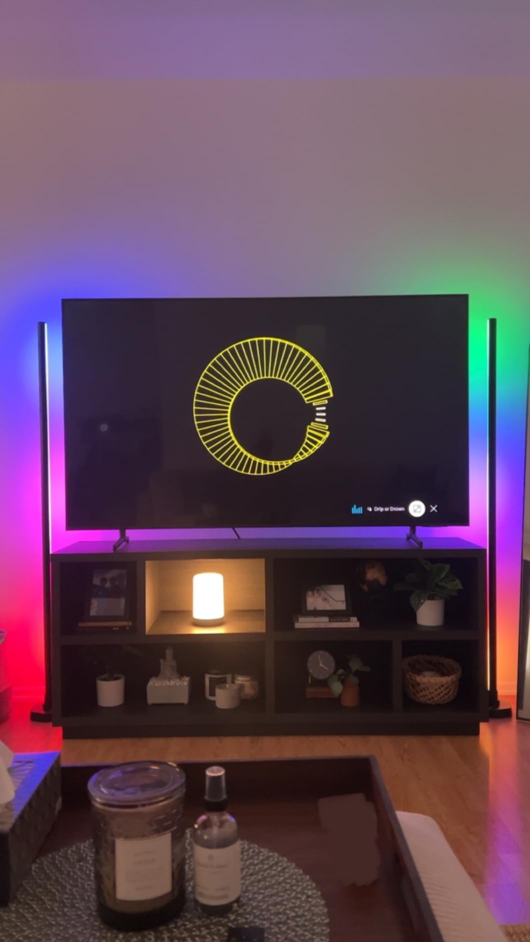Led Floor Lamp, Corner Lamp Compatible with Alexa, RGB Corner Floor Lamp with Music Sync, 16 Million DIY Colors for Bedroom customer photo 2