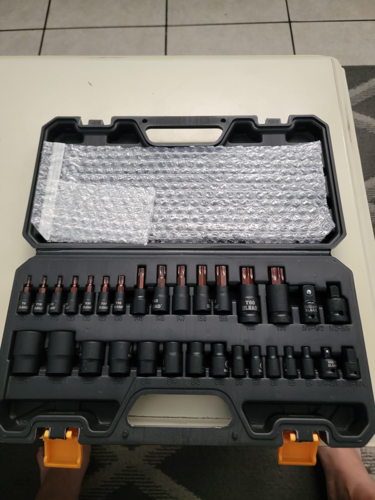 31-Piece Torx Bit Socket Set: Premium CR-V & S2 Alloy Steel, Star T8-T70 & E-Torx E4-E24, High Torque Laser Marked for Automotive Mechanic customer photo 2