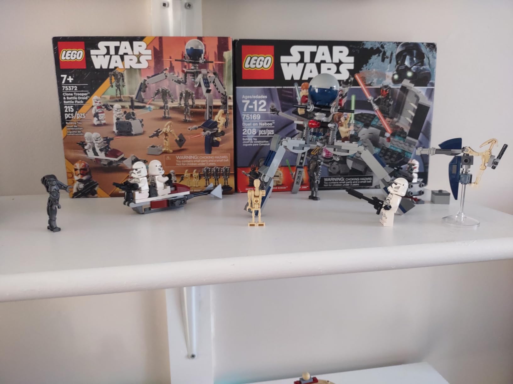 LEGO Star Wars Clone Trooper & Battle Droid Battle Pack Set for Kids, Buildable Toy Speeder Bike Vehicle, Tri-Droid and Defensive Post, Collectible, Gift for Boys and Girls Aged 7 and Up, 75372 customer photo 1