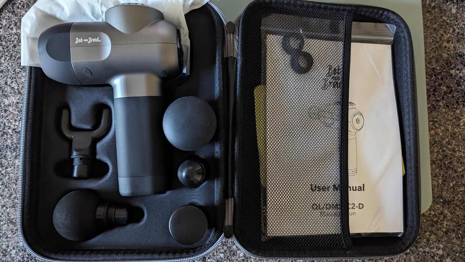 BOB AND BRAD C2 Pro Massage Gun with Heat and Cold Therapy, FSA Eligible & HSA Approved, PT-Developed Deep Tissue Back Massager for Athletes, Men & Women — Birthday & Holiday Gifts customer photo 1