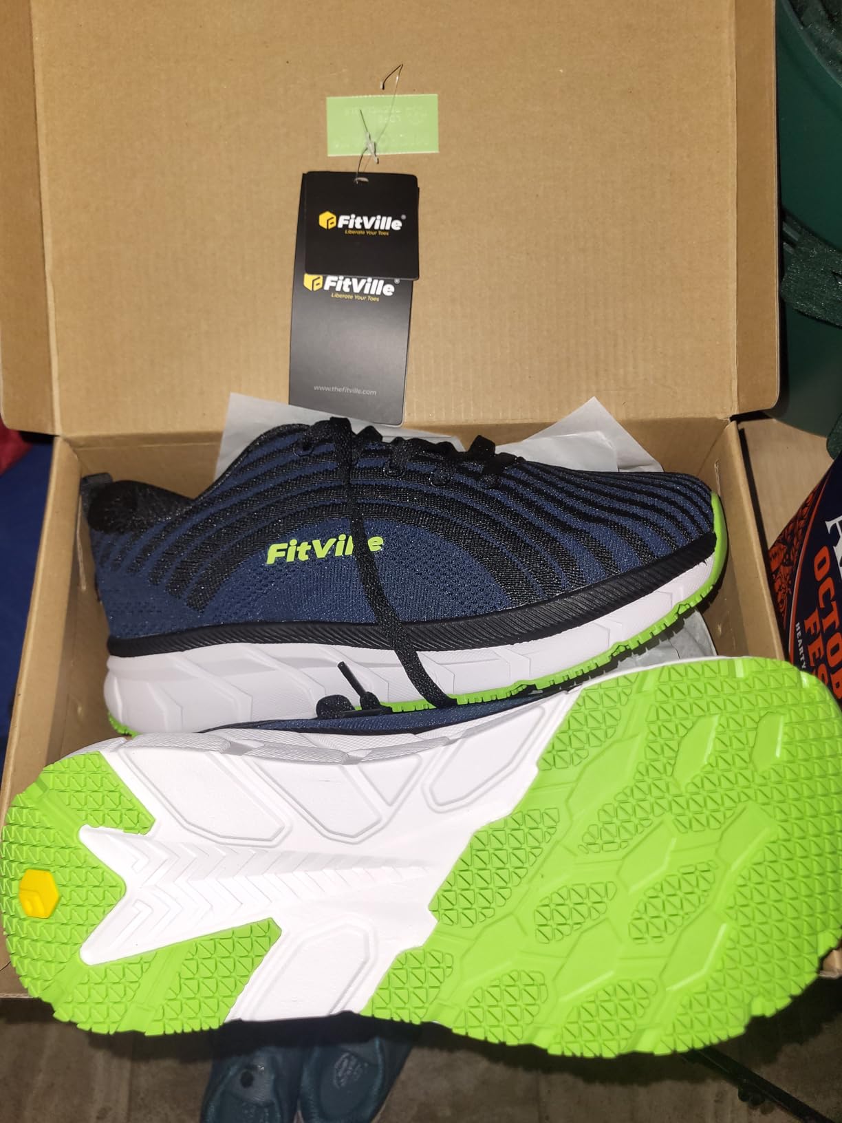 FitVille Extra Wide Toe Box Walking Running Shoes for Men - FlowCore customer photo 2