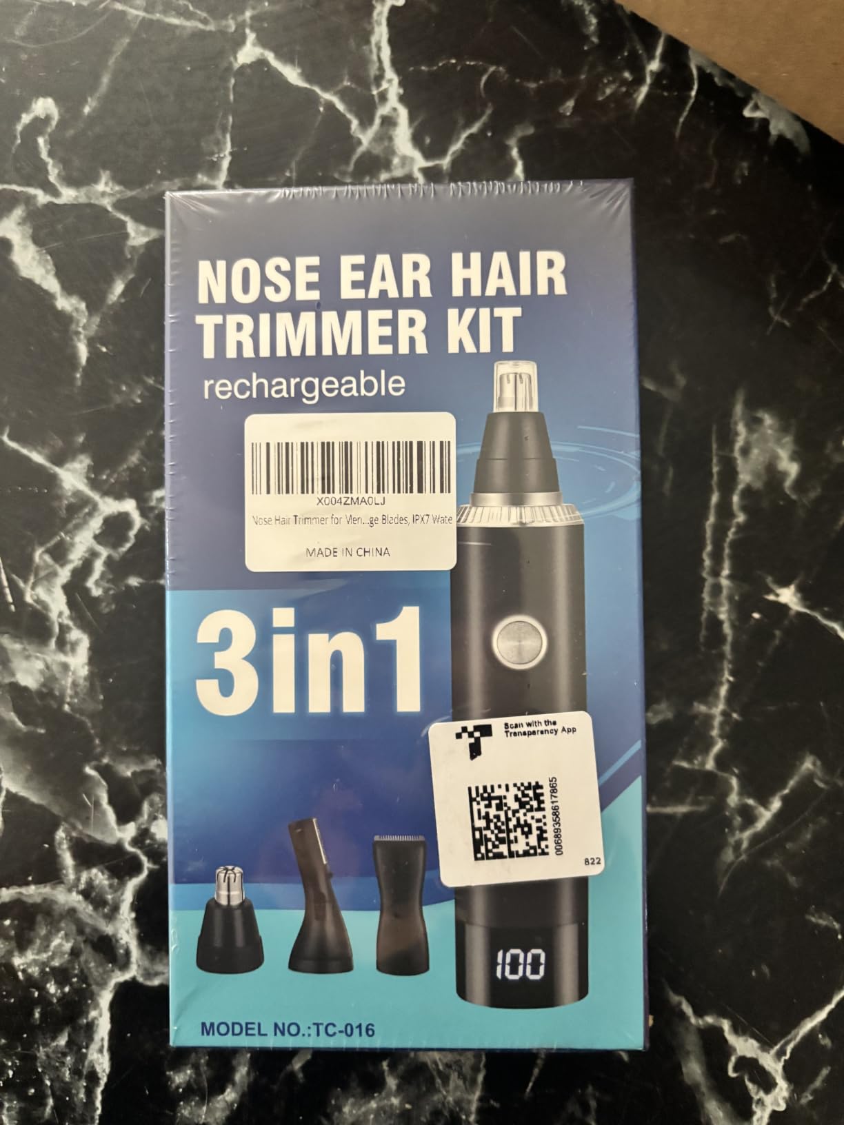 Nose Hair Trimmer for Men, 3-in-1 Professional Painless Rechargeable Eyebrow & Facial Hair Trimmer for Men Women, Multifunctional Trimmer with Powerful Motor and Dual-Edge Blades, IPX7 Waterproof customer photo 2