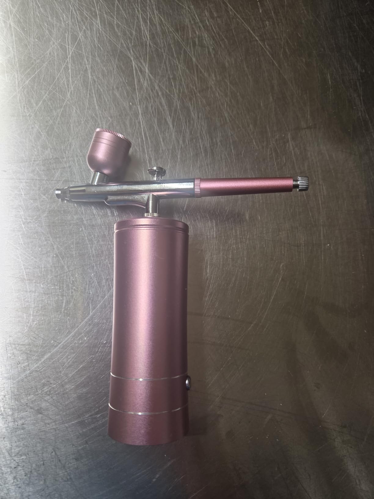 Airbrush Kit Air Brush Kit With Air Compressor Nail Charms Wireless Air Brush for Barber, Nail Art,Makeup, Model Painting (Pink) customer photo 1
