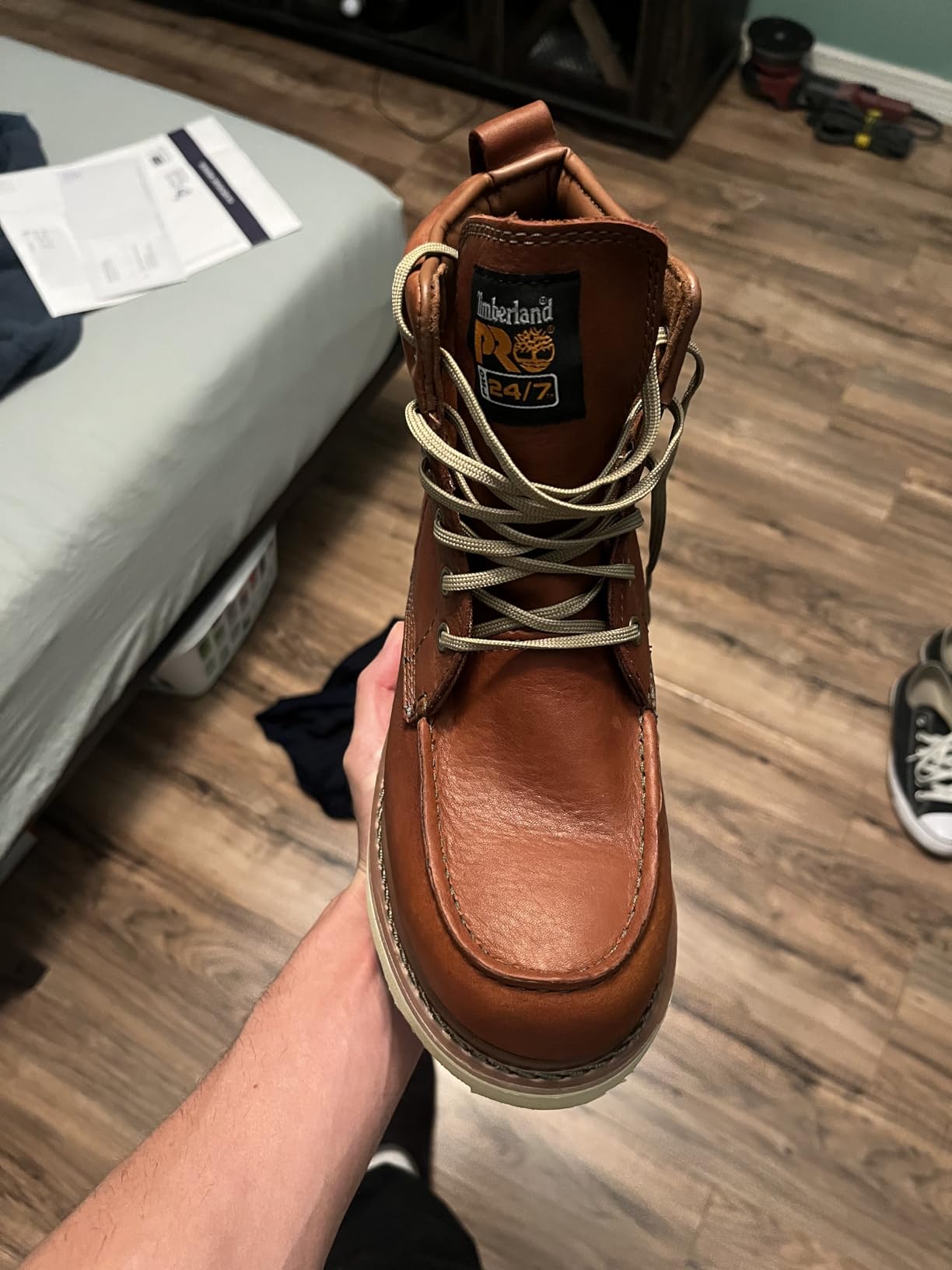 Timberland PRO Unisex Adult Pro Wedge 6 Inch Soft Toe Work Boots customer photo 2