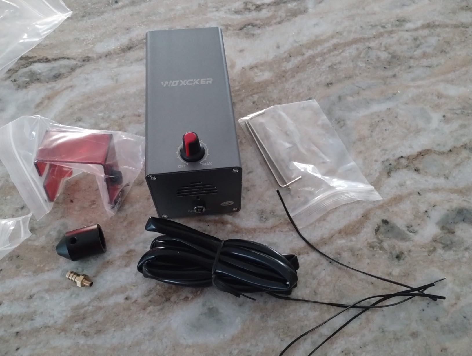 Air Assist 30L/min Adjustable Air Assist Pump Kit for Cutting and Engravers, Removes Smoke and Dust/Reduces Surface Temperature/Protects Module, Suitable for Most Engravers customer photo 1