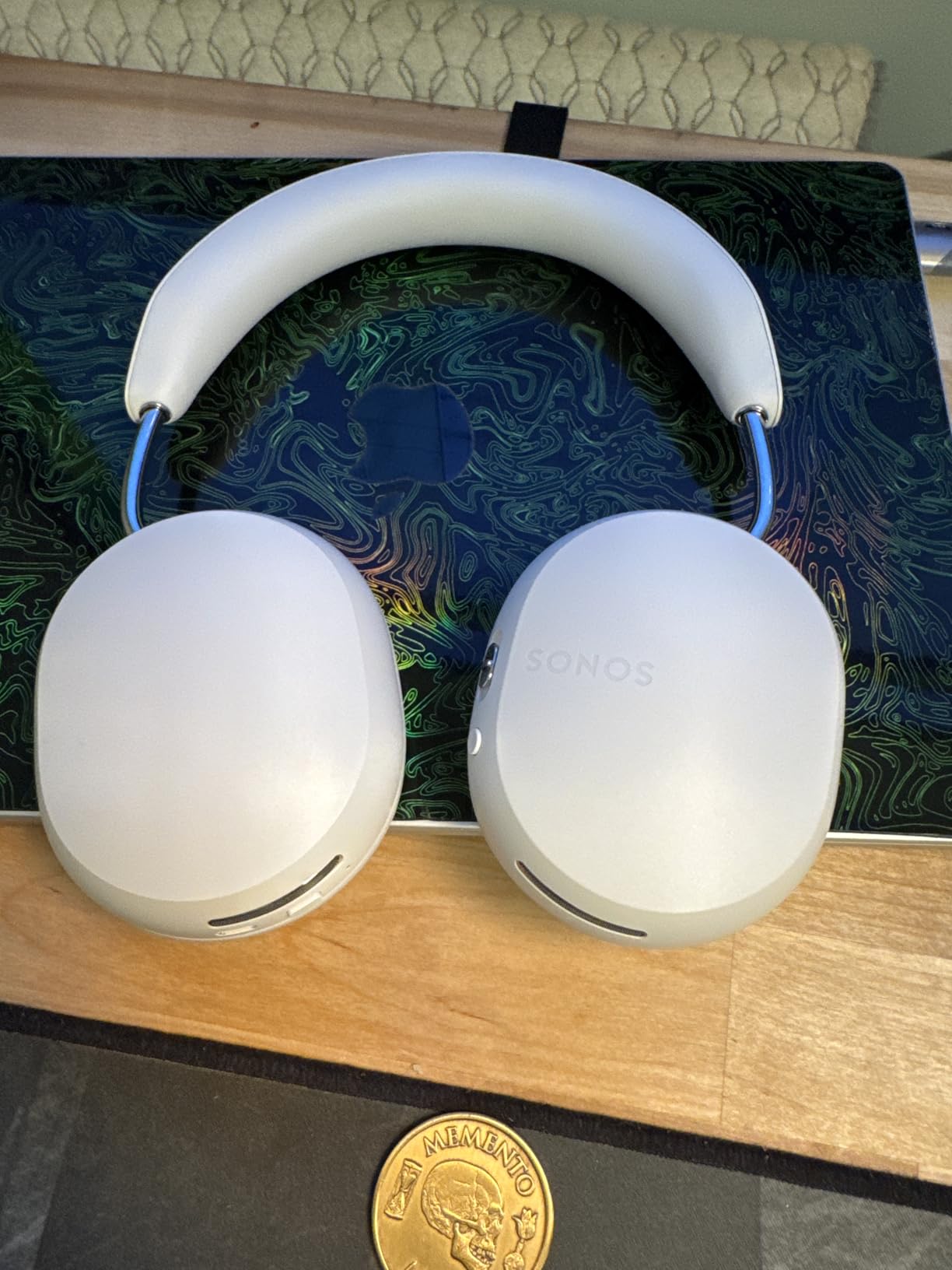 Sonos Ace Noise Cancelling Bluetooth Over-Ear Headphones - White customer photo 2