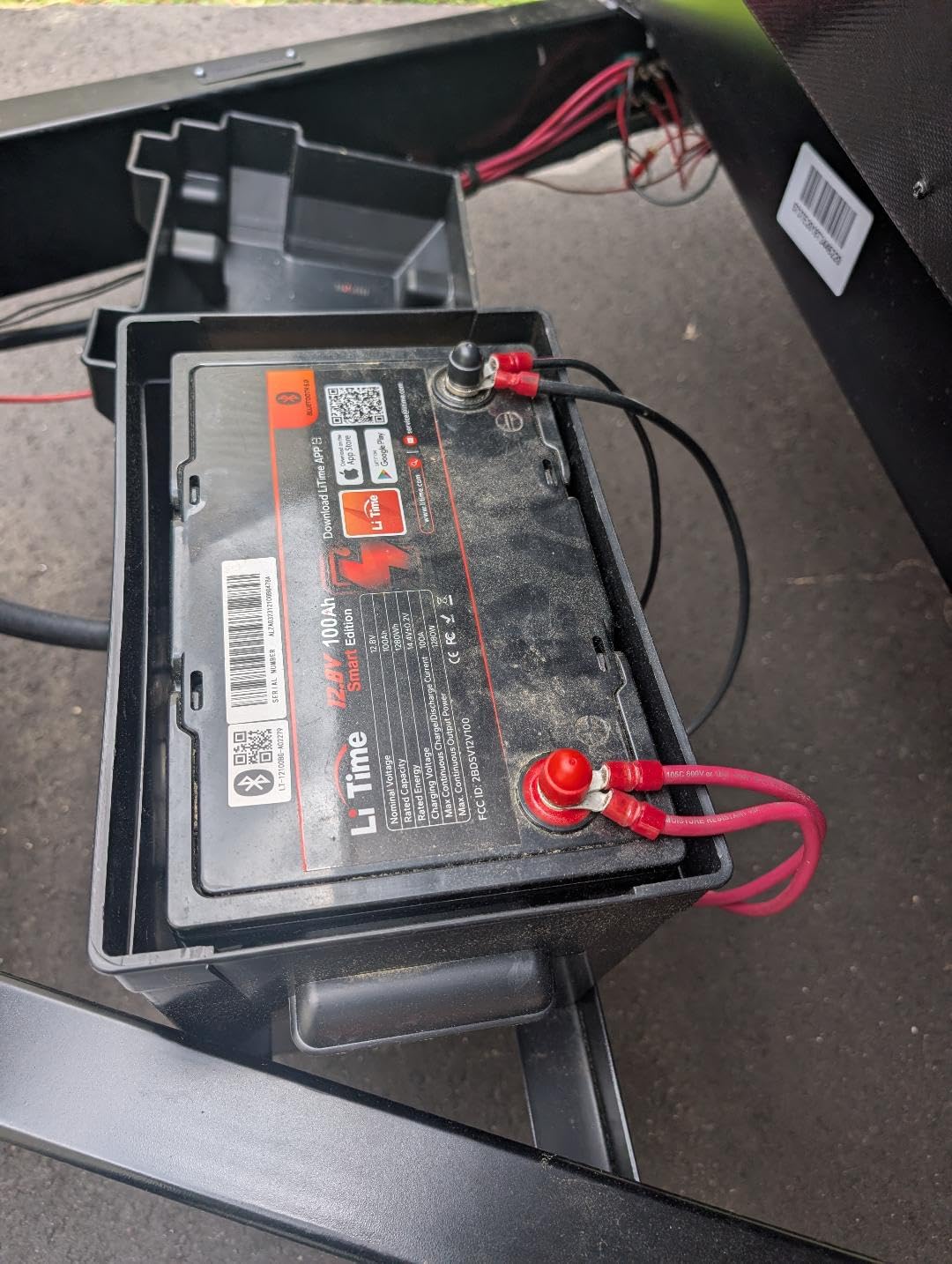 Litime 12V 100Ah LiFePO4 Battery, Group 24 Lithium Batteries for RV, Camper customer photo 1
