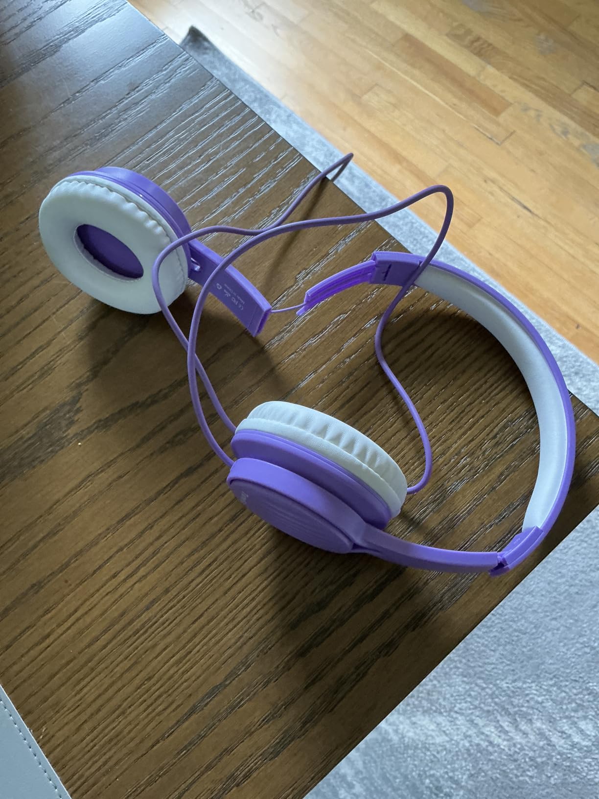 TuneFlux Upgraded Kids Headphones, Wired Toddler Headphones, 85dB Limited Volume On Ear Headphones, Portable Foldable Design, Stereo Sound Kids Headsets for School/Tablet/Travel (Sapphire Blue) customer photo 1