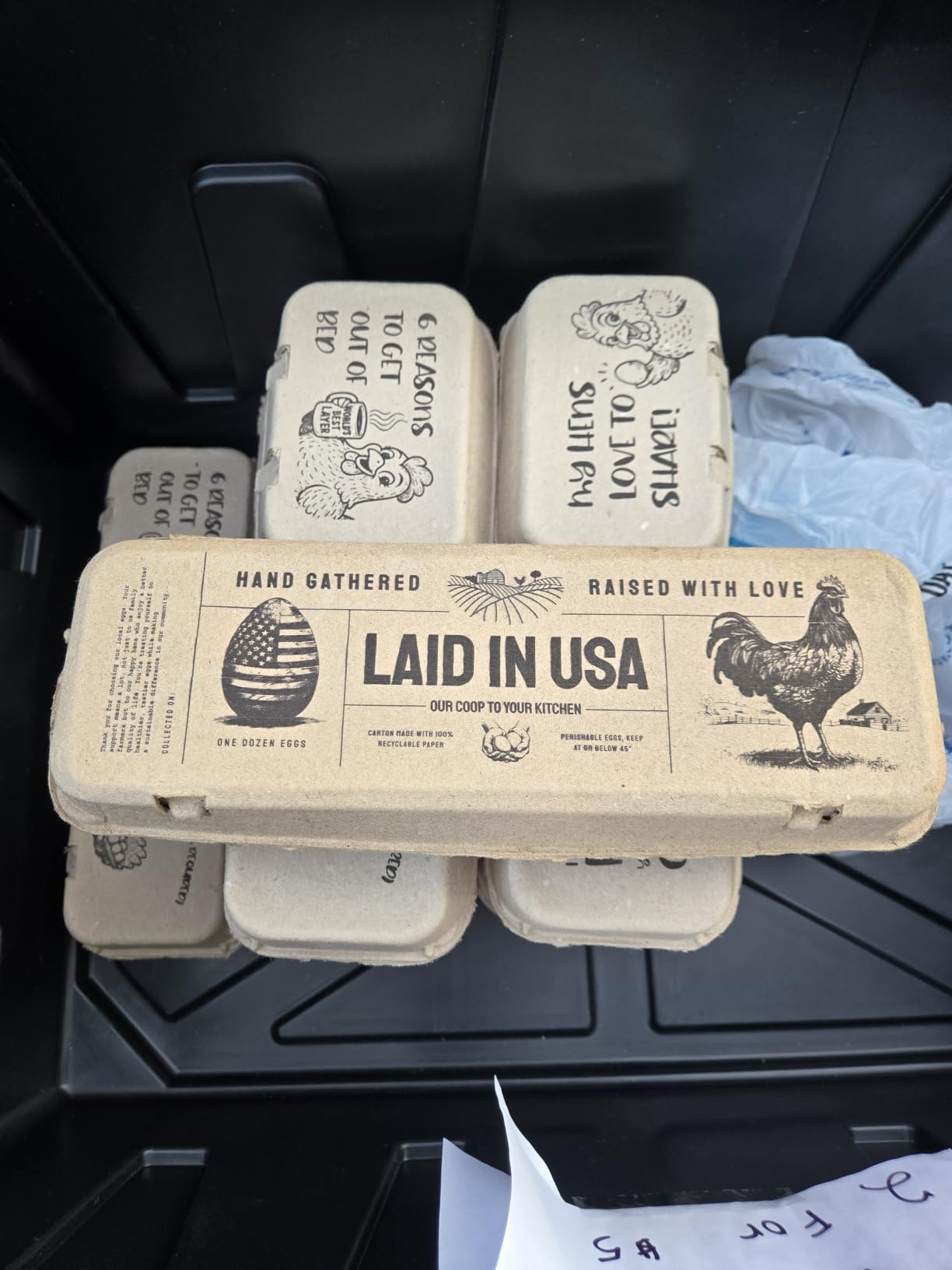 Hatortempt 24pc Egg Cartons Cheap Bulk 12 Count, Reusable Dozen Egg Crates customer photo 2