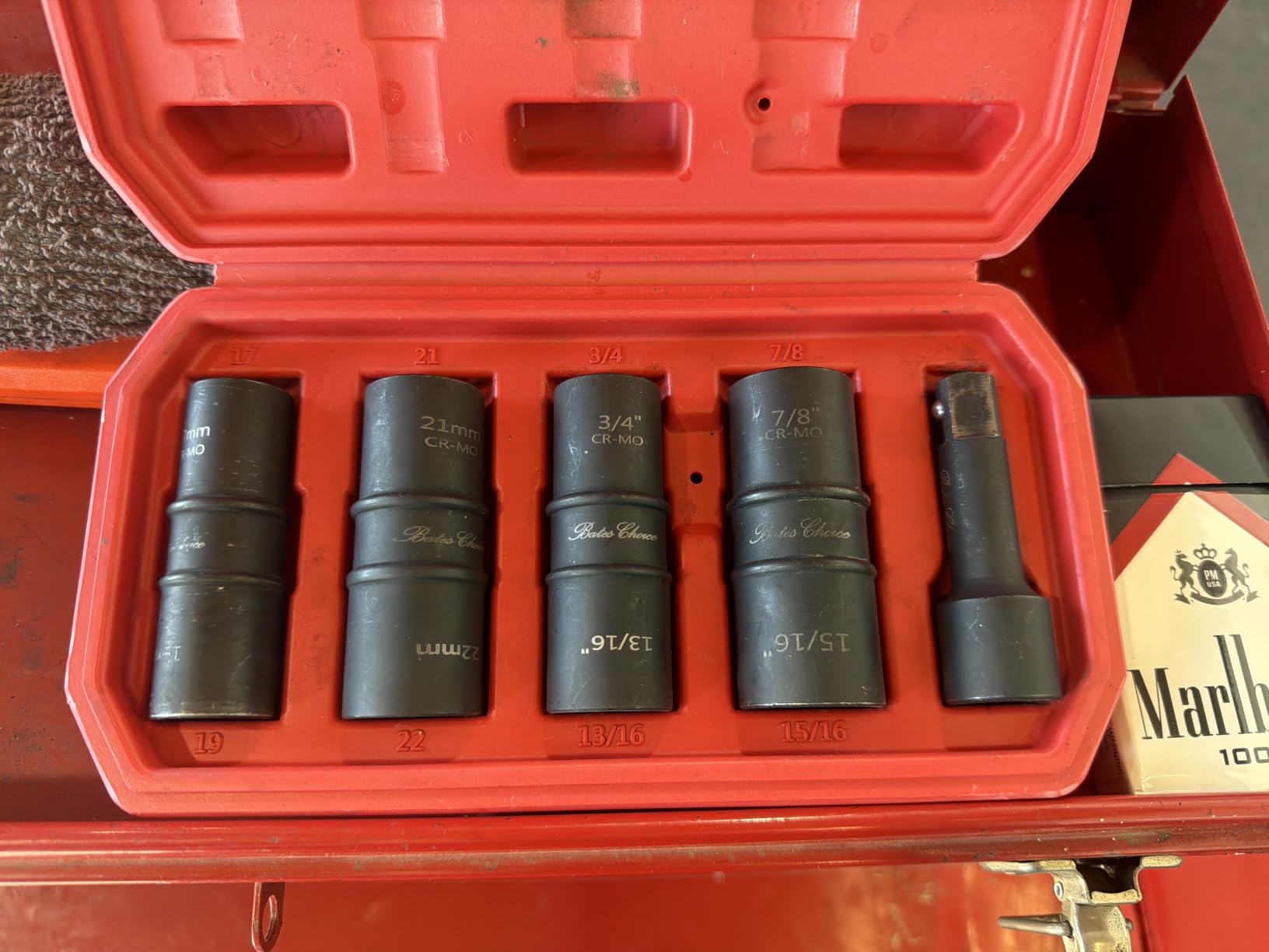 Bates- Lug Nut Impact Socket Set, 5 pcs, Lug Nut Socket Set 1/2 Drive, 21mm Lug Nut Socket, Lugnut Impact Socket Set, Lug Nut Sockets, 22mm Lug Nut Socket Set 1/2 Impact, Wheel Lug Nuts Socket customer photo 2