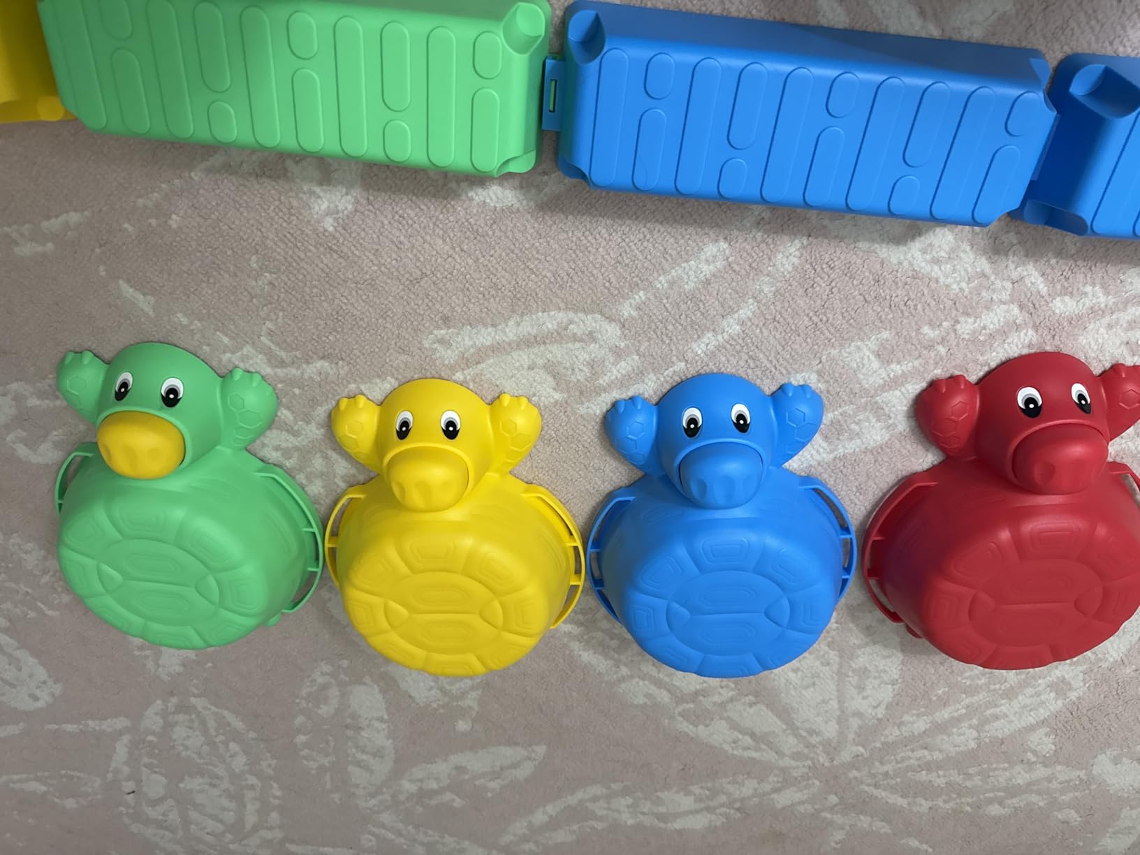 Balance Beams Stepping Stones For Kids - 12 Piece Turtle Jumping Stepping Stones Balance Beams, Kids Indoor or Outdoor Play Obstacle Course, Stocking Stuffers for Active Kid Ages 2 3 4 5 6 Year Old customer photo 2