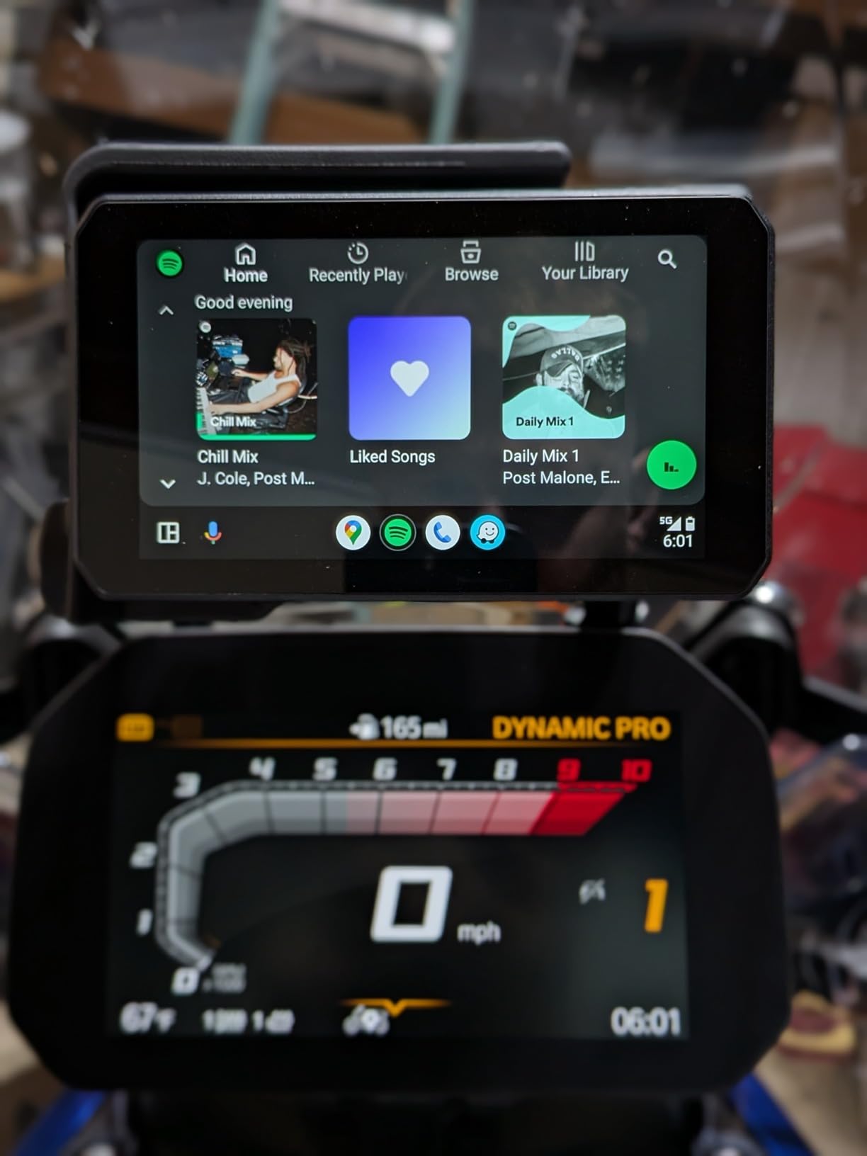 CHIGEE AIO-5 Play for BMW Motorcycles, 3-Pin Interface, Plug-and-Play Smart Display with CarPlay & Android Auto, 60FPS Mode, IP68 Waterproof, Built-in GPS, Anti-Theft Alarm, Data Reading customer photo 2