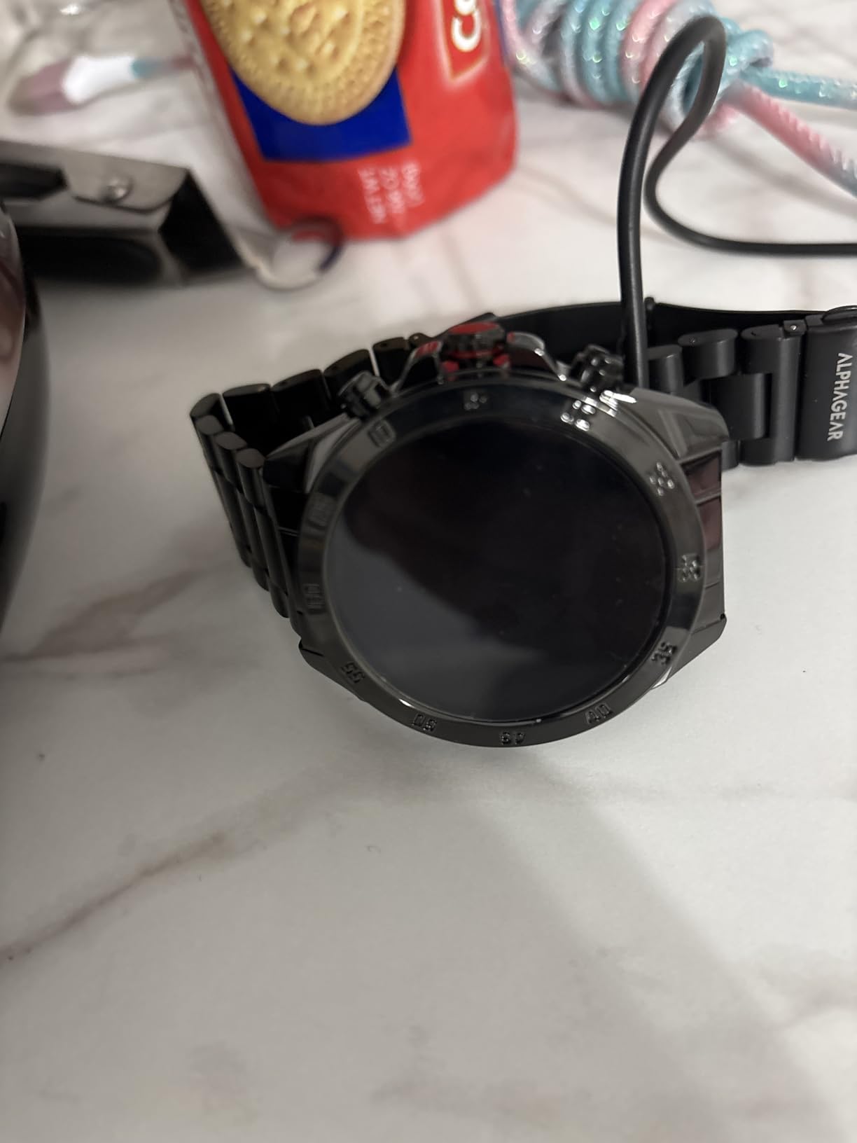 ALPHAGEAR Commander Smartwatch for Men, 1.43