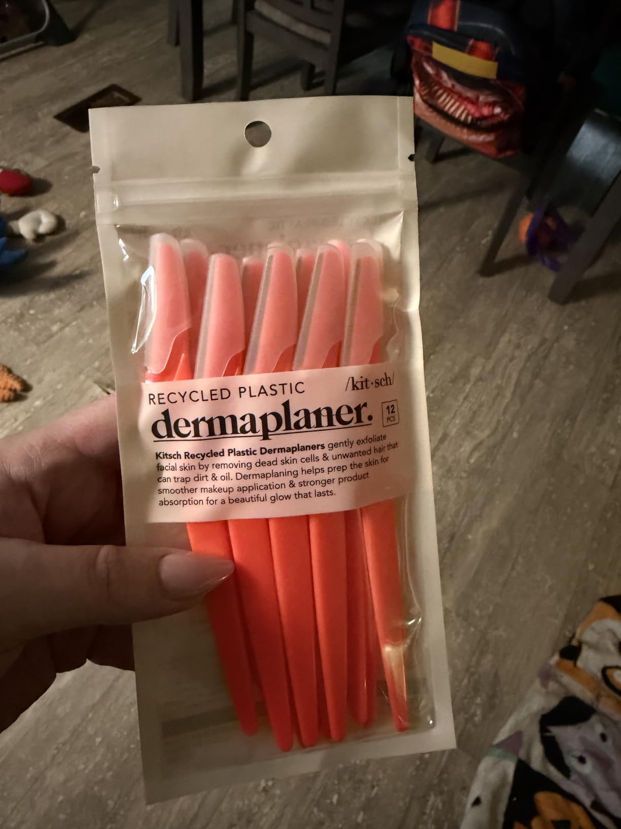 Kitsch Dermaplane Razor for Women Face – Terracotta, 6 pcs customer photo 2