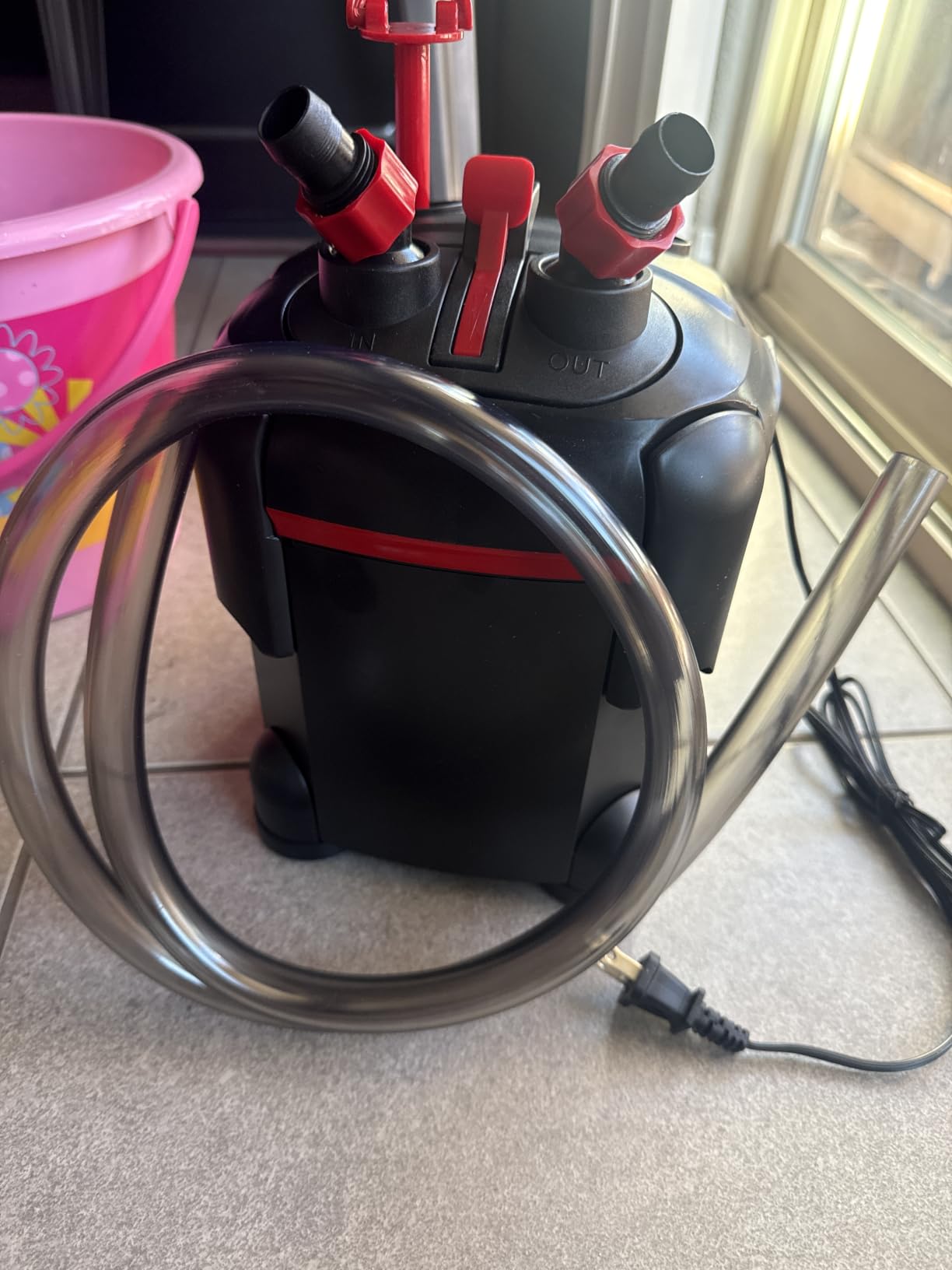 PONDFORSE Canister Filter, External Aquarium Filter Ultra-Quiet with Media customer photo 1