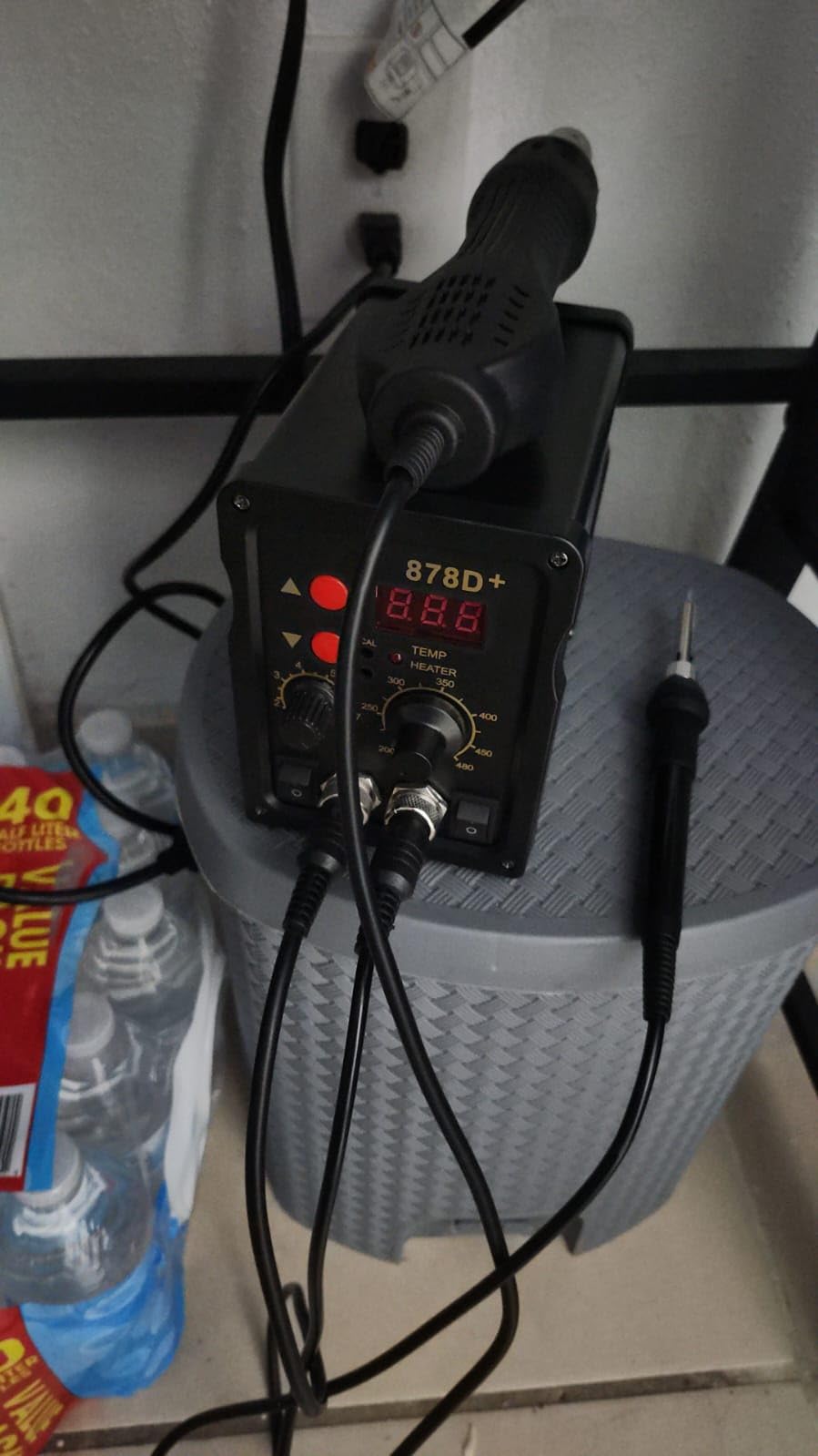 Beaiguna 2 in 1 Hot Air Rework Soldering Iron Station Kit, Precision Circuit Board Soldering Gun Kit, Rapid Heat up Solder Station, Upgrade Dual System Independent Control, Auto Sleep & Calibration customer photo 1