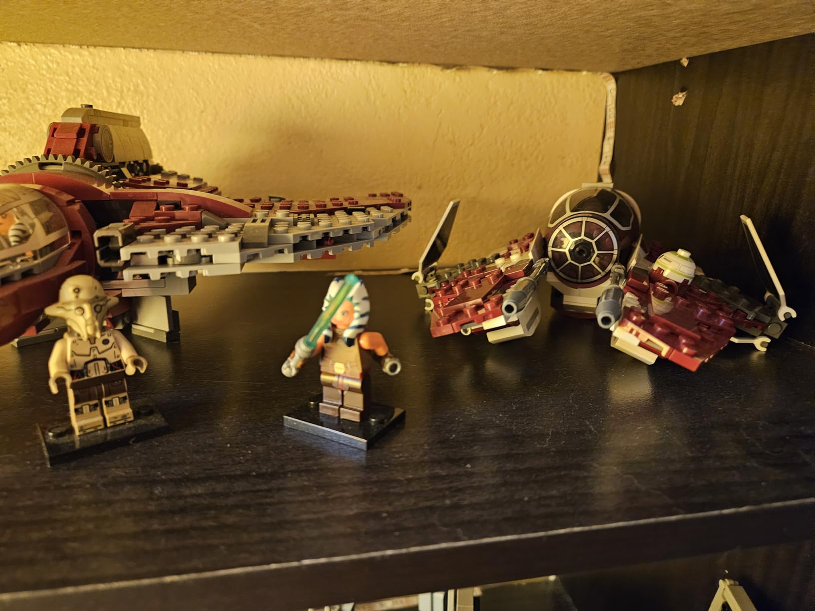 LEGO Star Wars: The Clone Wars Ahsoka's Jedi Interceptor Spaceship Building Toy - Kids Star Wars Toy for Boys and Girls, Ages 8+ - Gift Idea for Birthdays - 75401 customer photo 2
