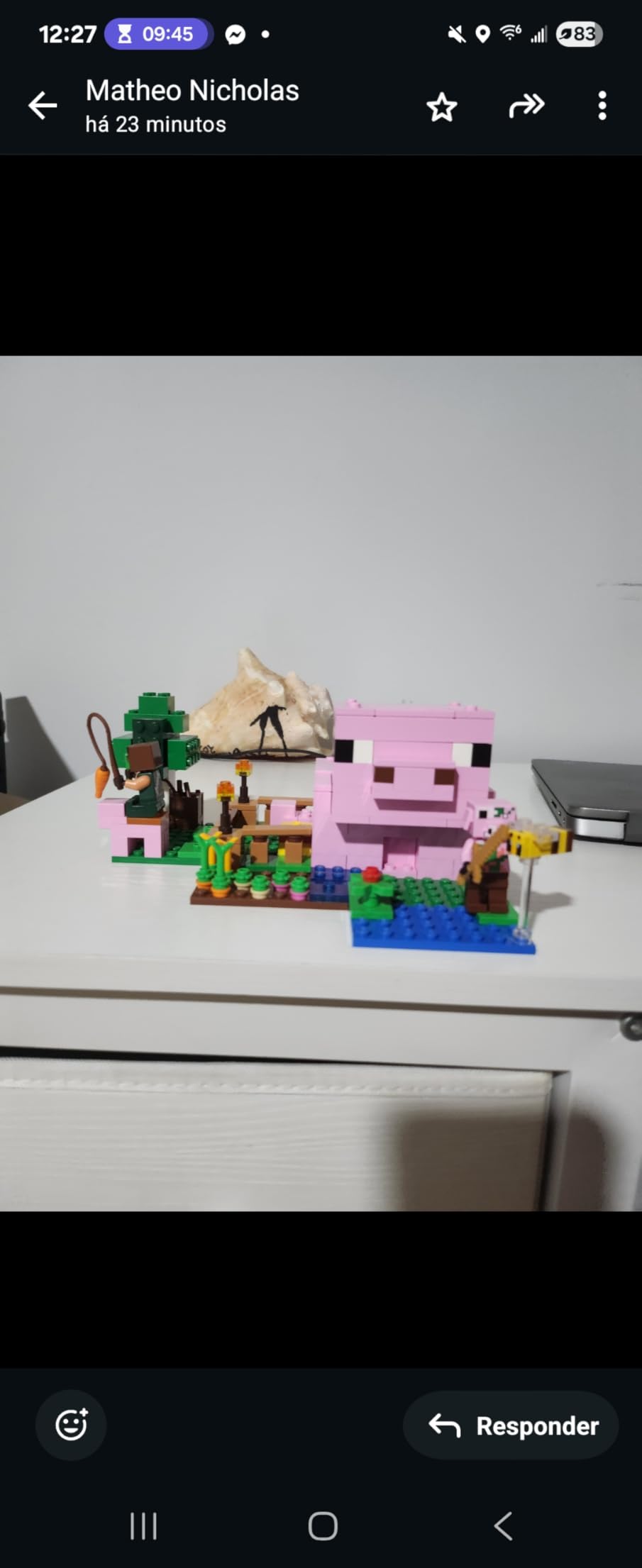 LEGO Minecraft The Baby Pig House Toy Figures and Playset - Building Minecraft Toy for Kids, Boys and Girls, Ages 7+ - Gift for Birthdays - with 2 Minifigures for Pretend Play - 21268 customer photo 2
