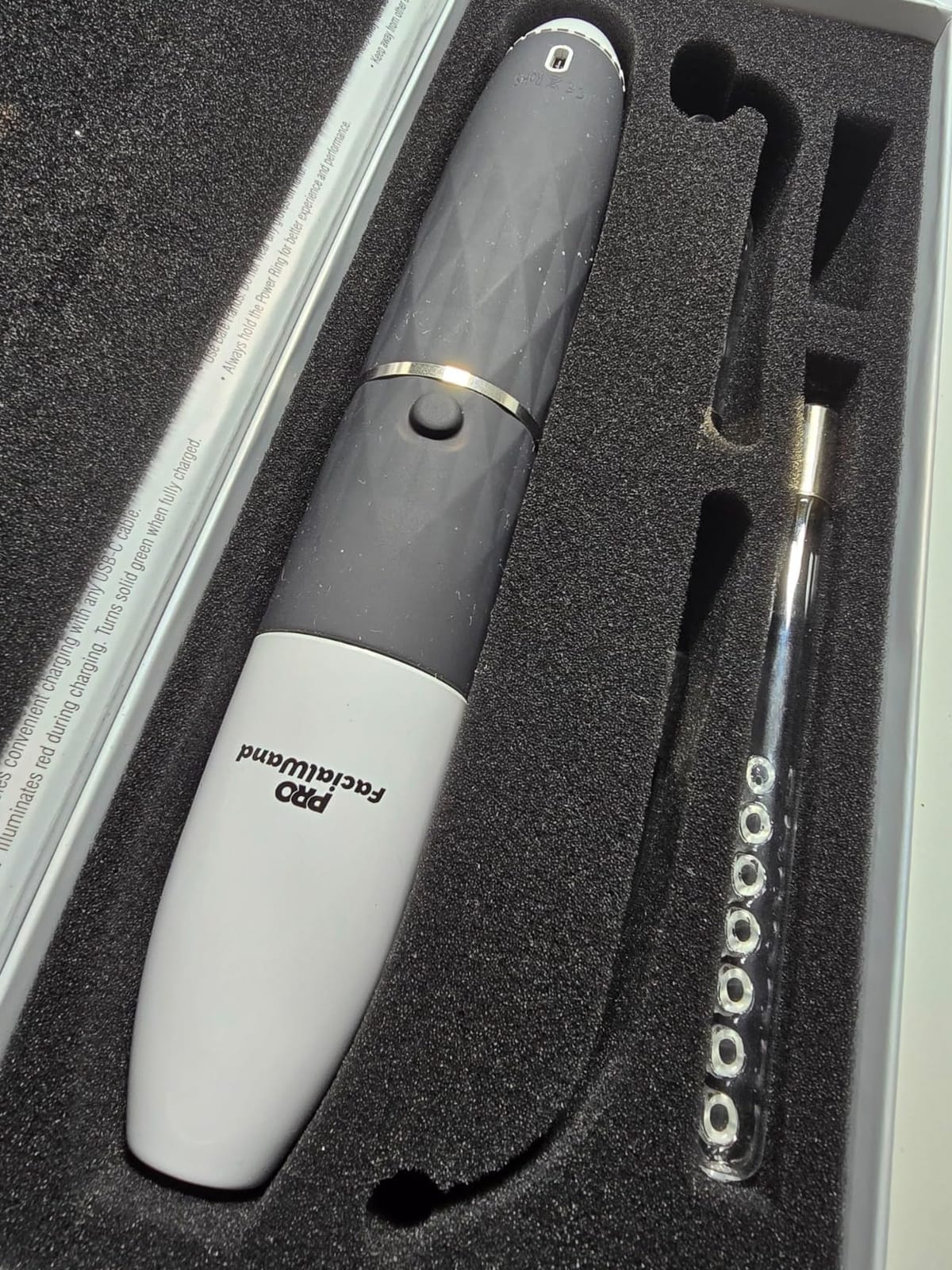 OxyGlow 2 Cordless High Frequency Facial Machine, ProFacialWand Clinical Skin Therapy Wand - Xenon Gas customer photo 1