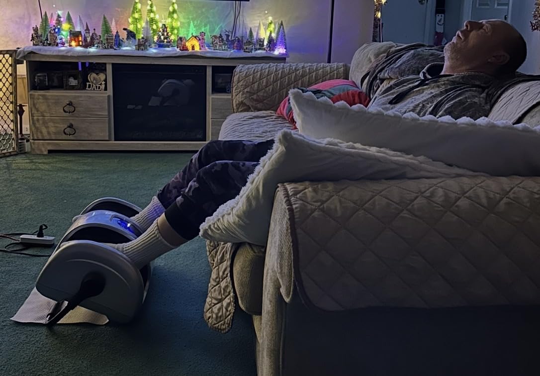 Best Choice Products Heated Shiatsu Foot Massager for Pain Relief, Plantar Fasciitis, Neuropathy, Blood Circulation w/Compact Design - Sage customer photo 2