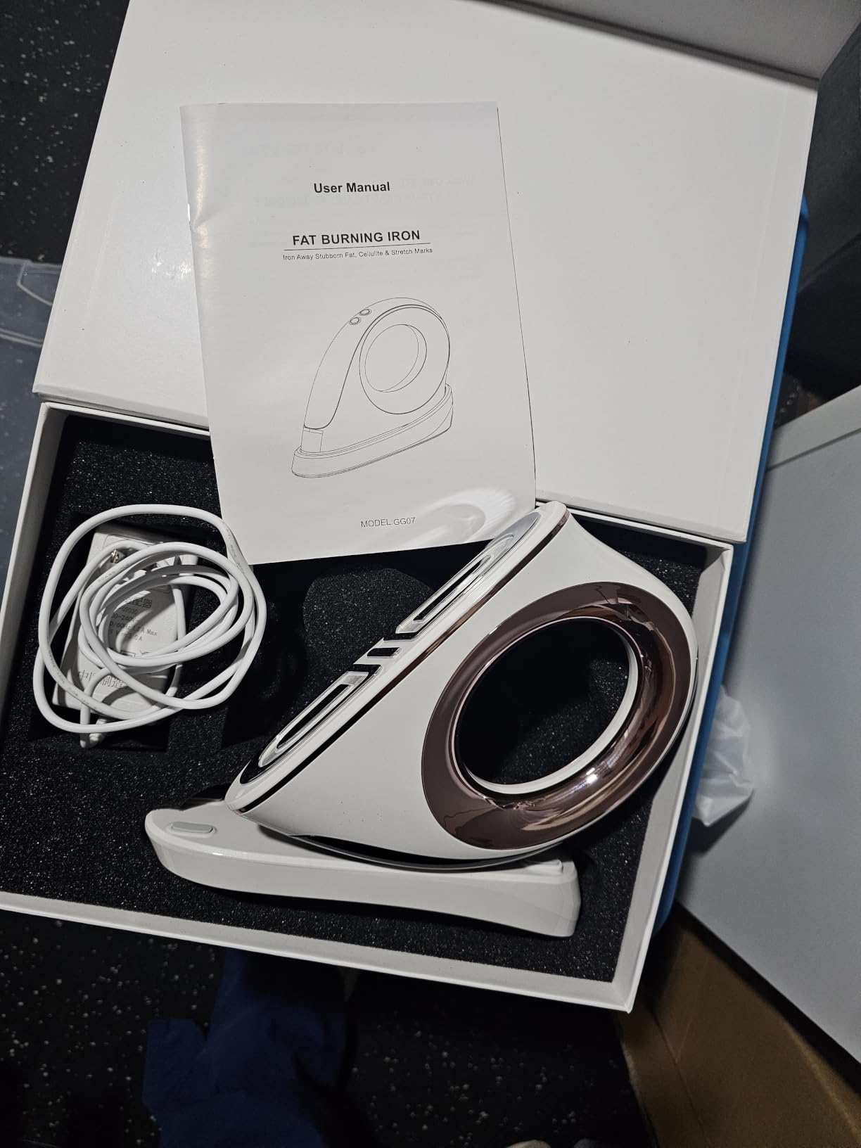 Cellulite Body Device Woman Man Radio Frequency for Woman Man Massage, Temporary Reduction in The Appearance of Cellulite (White) customer photo 2