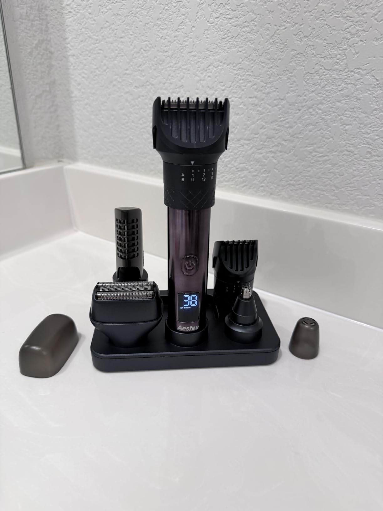 Beard Trimmer for Men, 5 in 1 Mens Grooming Kit with USB-C Charging Dock customer photo 2