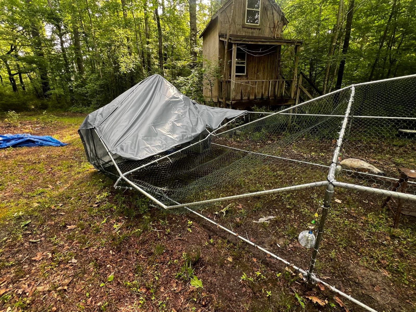 PawHut Large Chicken Coop w/Waterproof Anti-UV Cover 33' x 10' x 6.4' customer photo 2