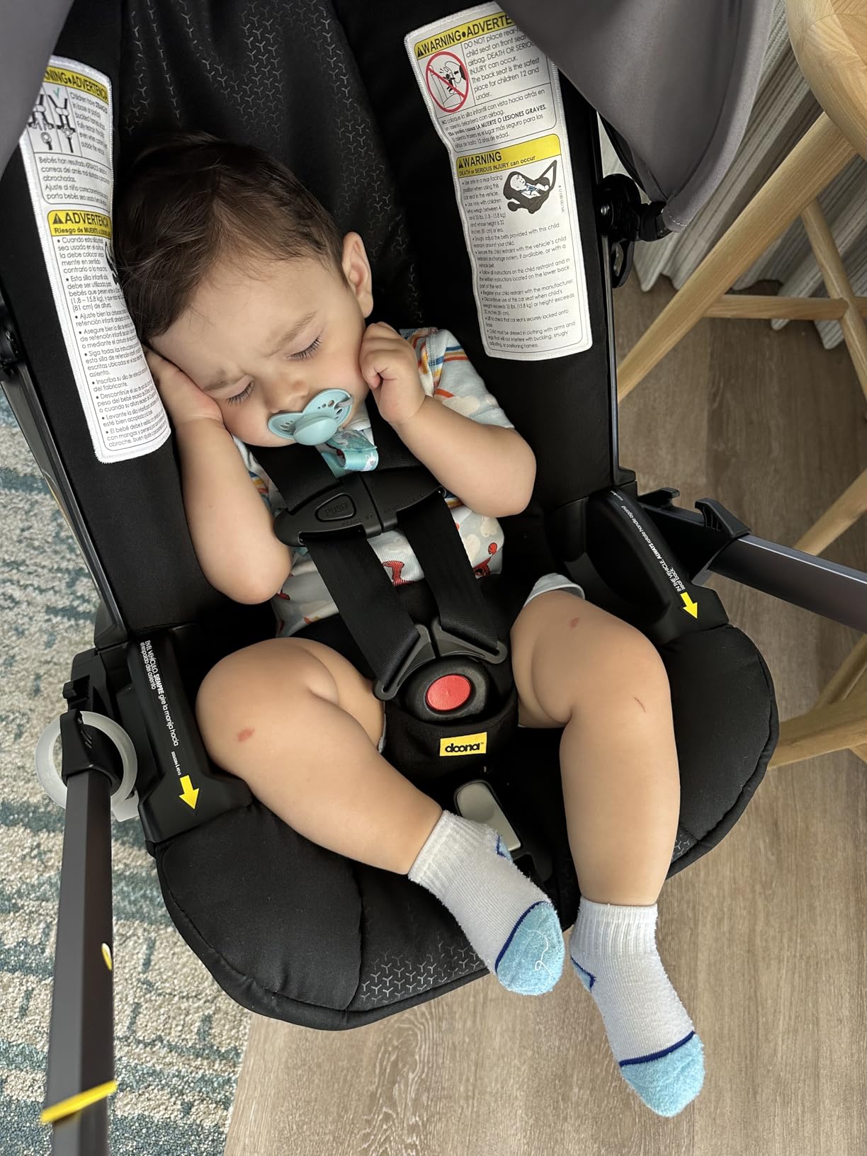 Doona Car Seat & Stroller, Deep Blue - All-in-One Travel System customer photo 1