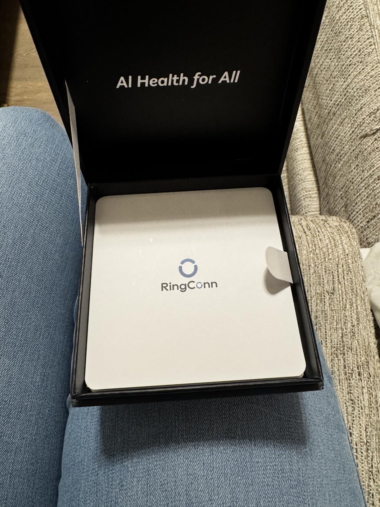 RingConn Gen 2 Air Ultra-Thin Smart Ring(Size 9, Dune Gold) customer photo 2